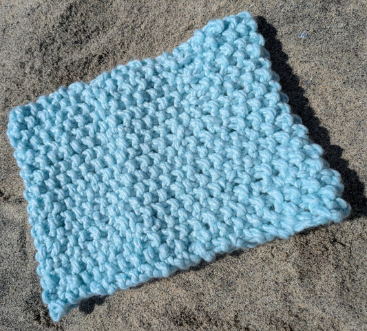 Chunky Knit Neck Warmer - Sea Froth