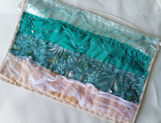 Textile Seascape Wall-Hanging - Tideline