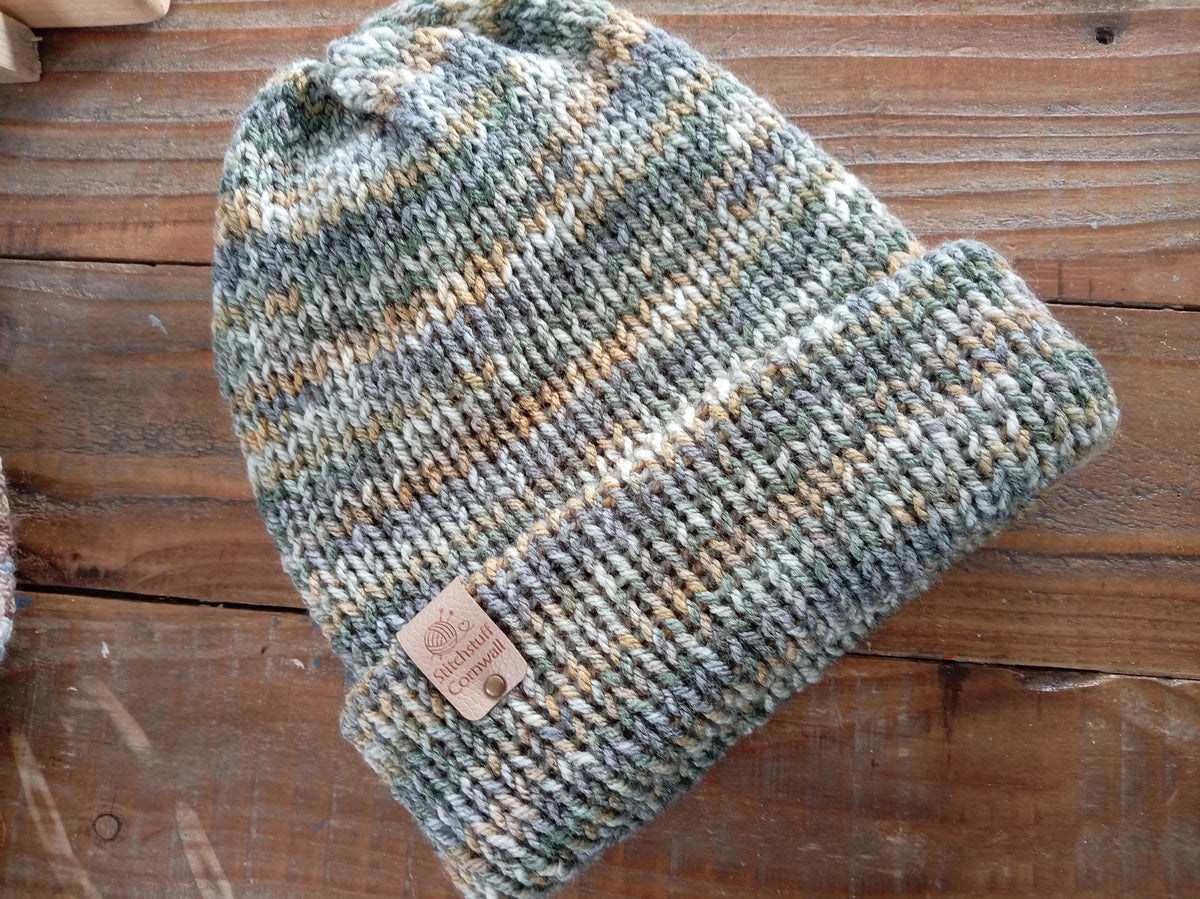 Knitted Hat - Rock Pool