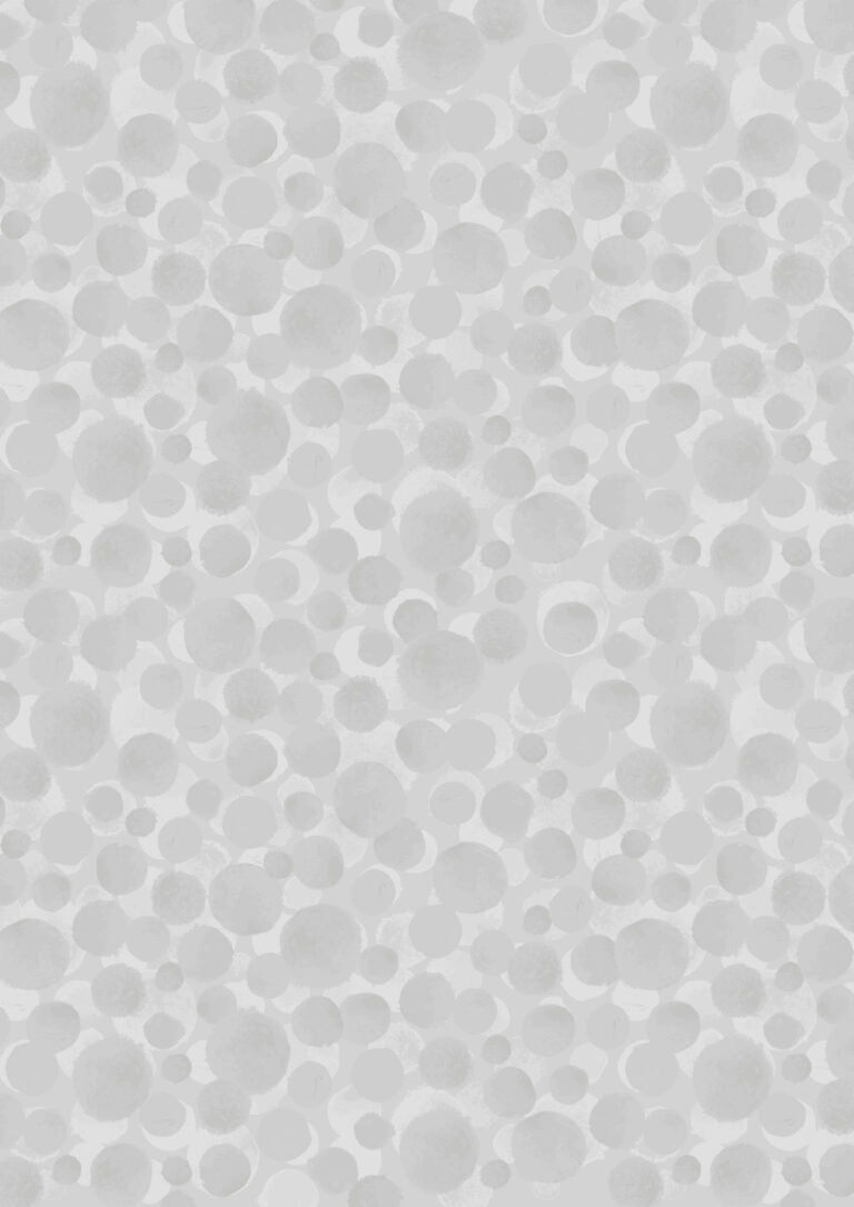 Lewis & Irene Fabric - BumbleBerries - Light Grey - FQ