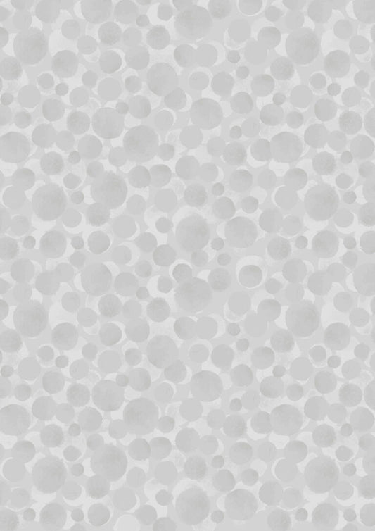 Lewis & Irene Fabric - BumbleBerries - Light Grey - FQ