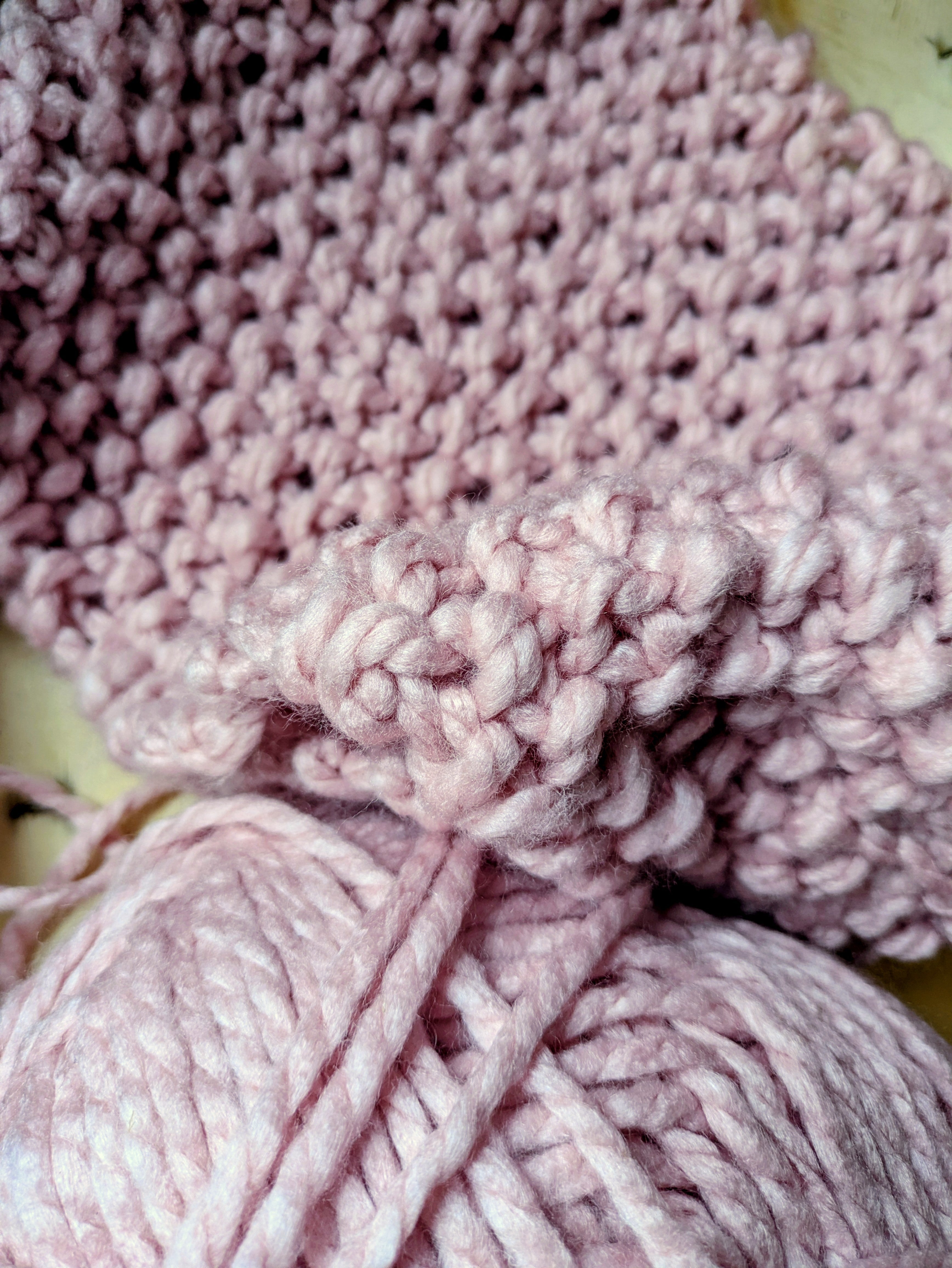 Chunky Knit Snood - Sea Thrift