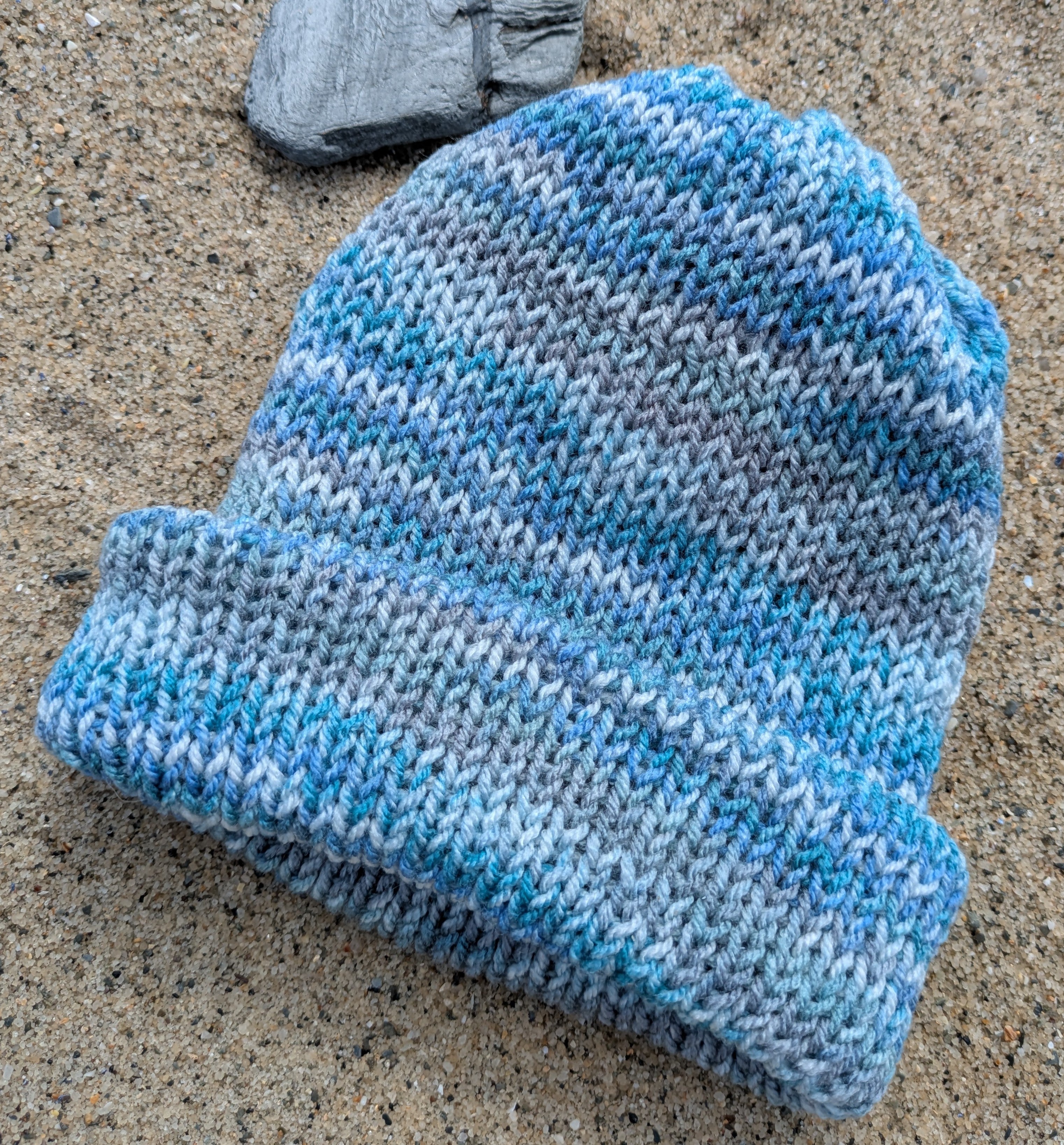 Knitted Hat - Coastal