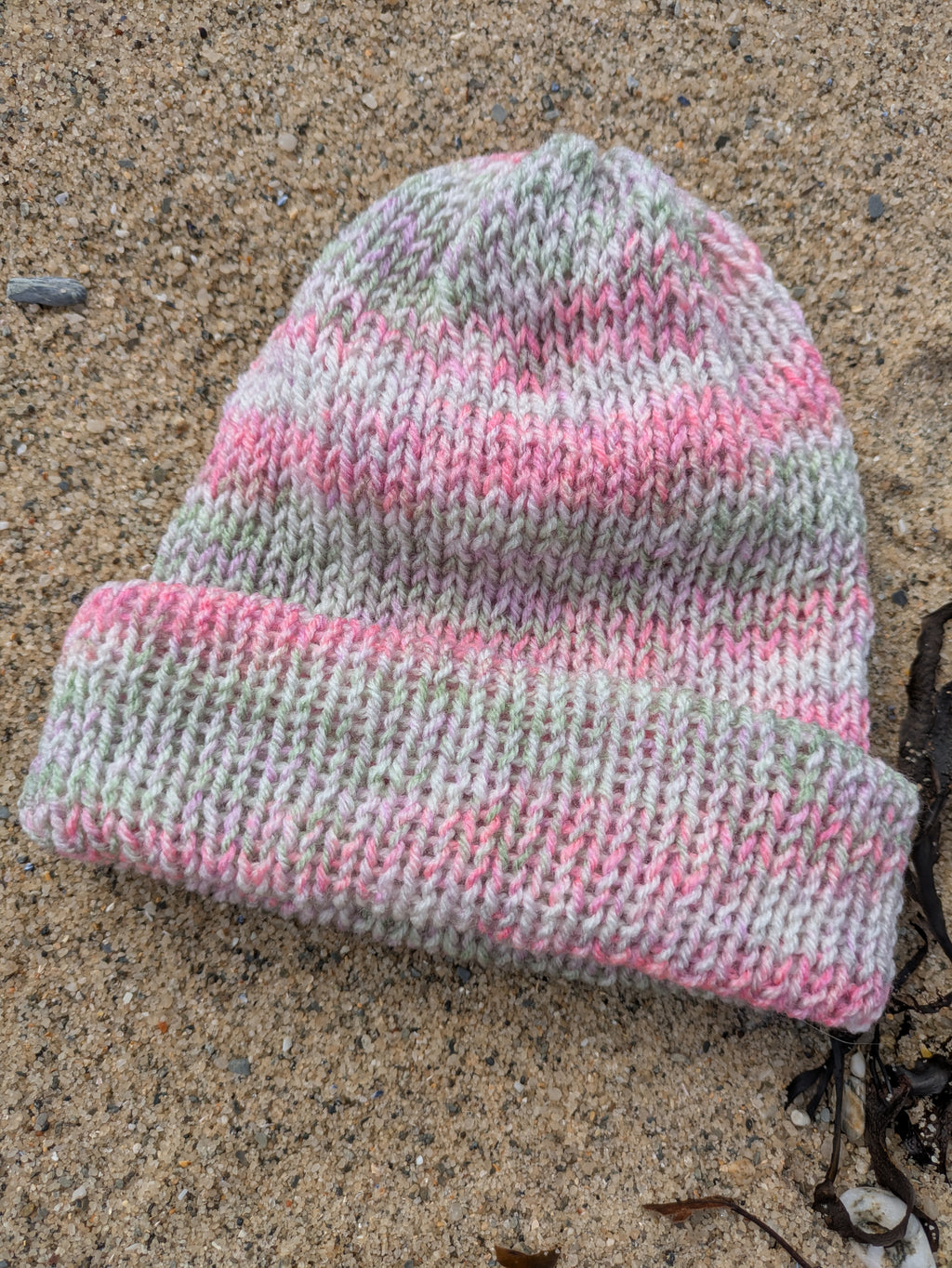 Knitted Hat - Coast Path