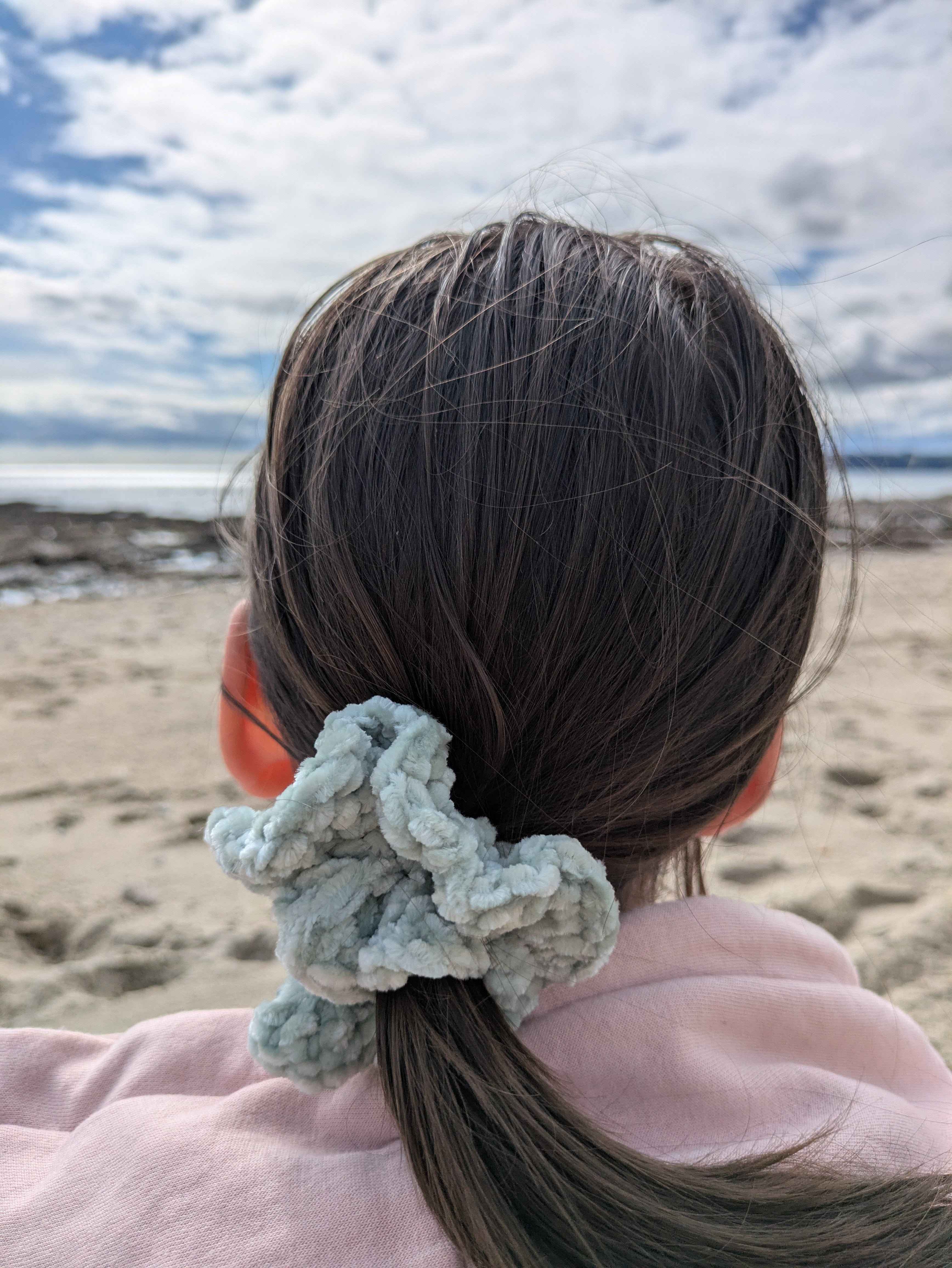 Hair Scrunchie - Sea Moss