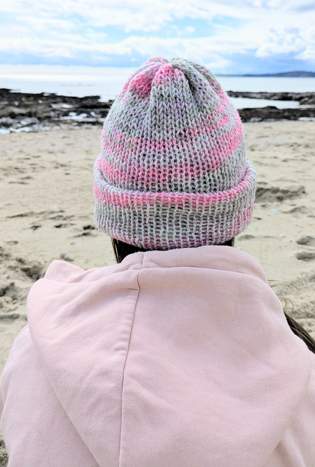 Knitted Hat - Coast Path