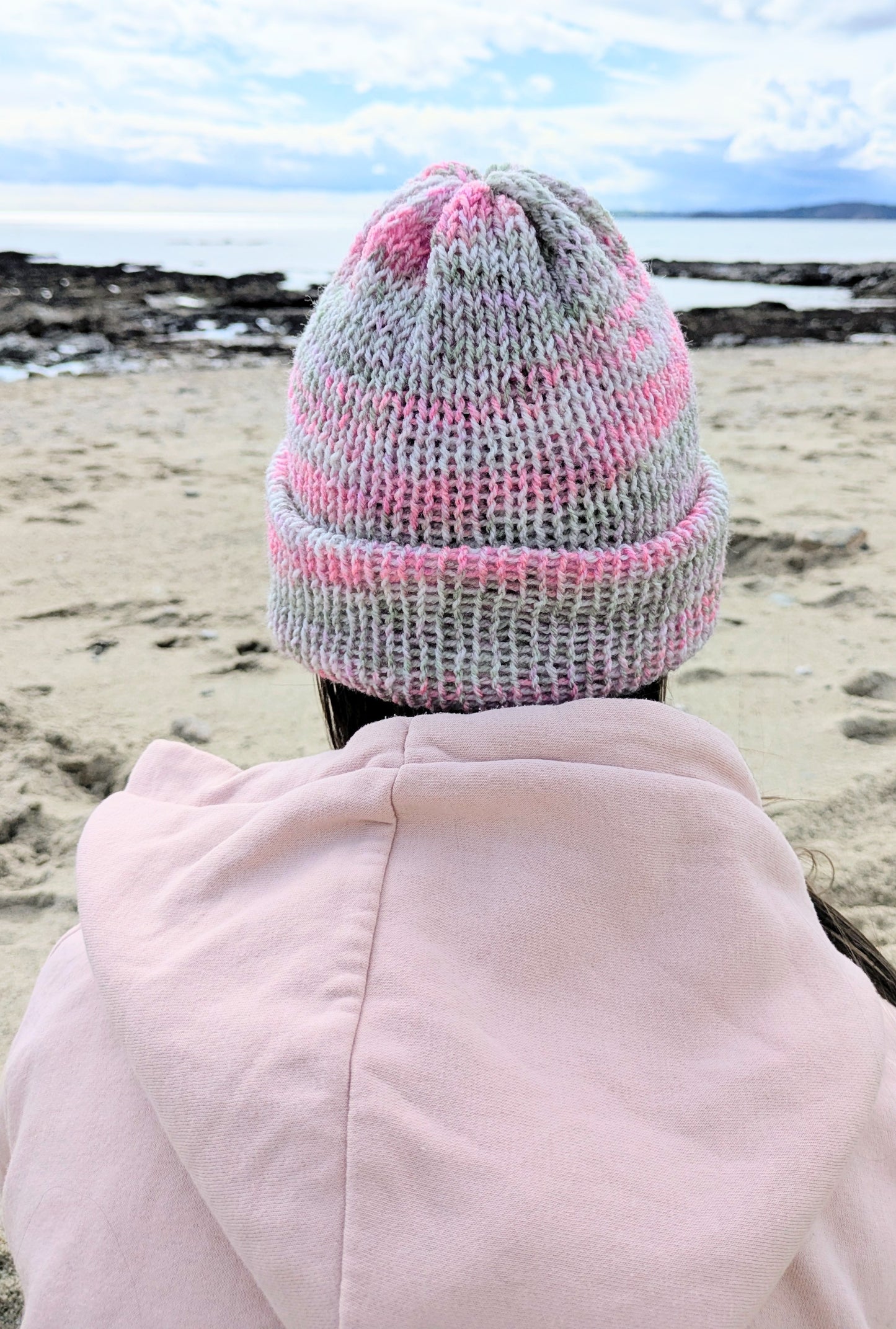 Knitted Hat - Coast Path