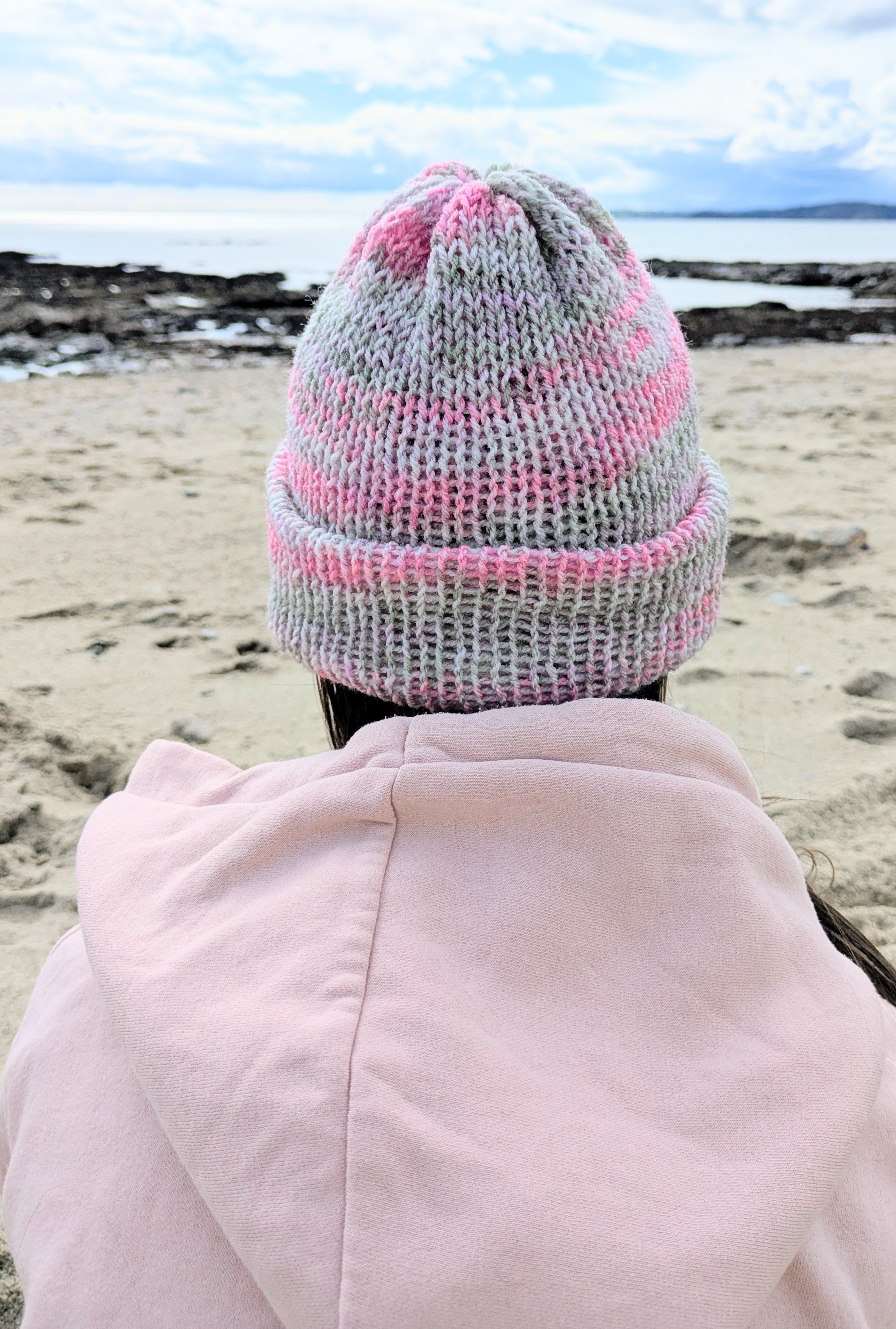 Knitted Hat - Coast Path