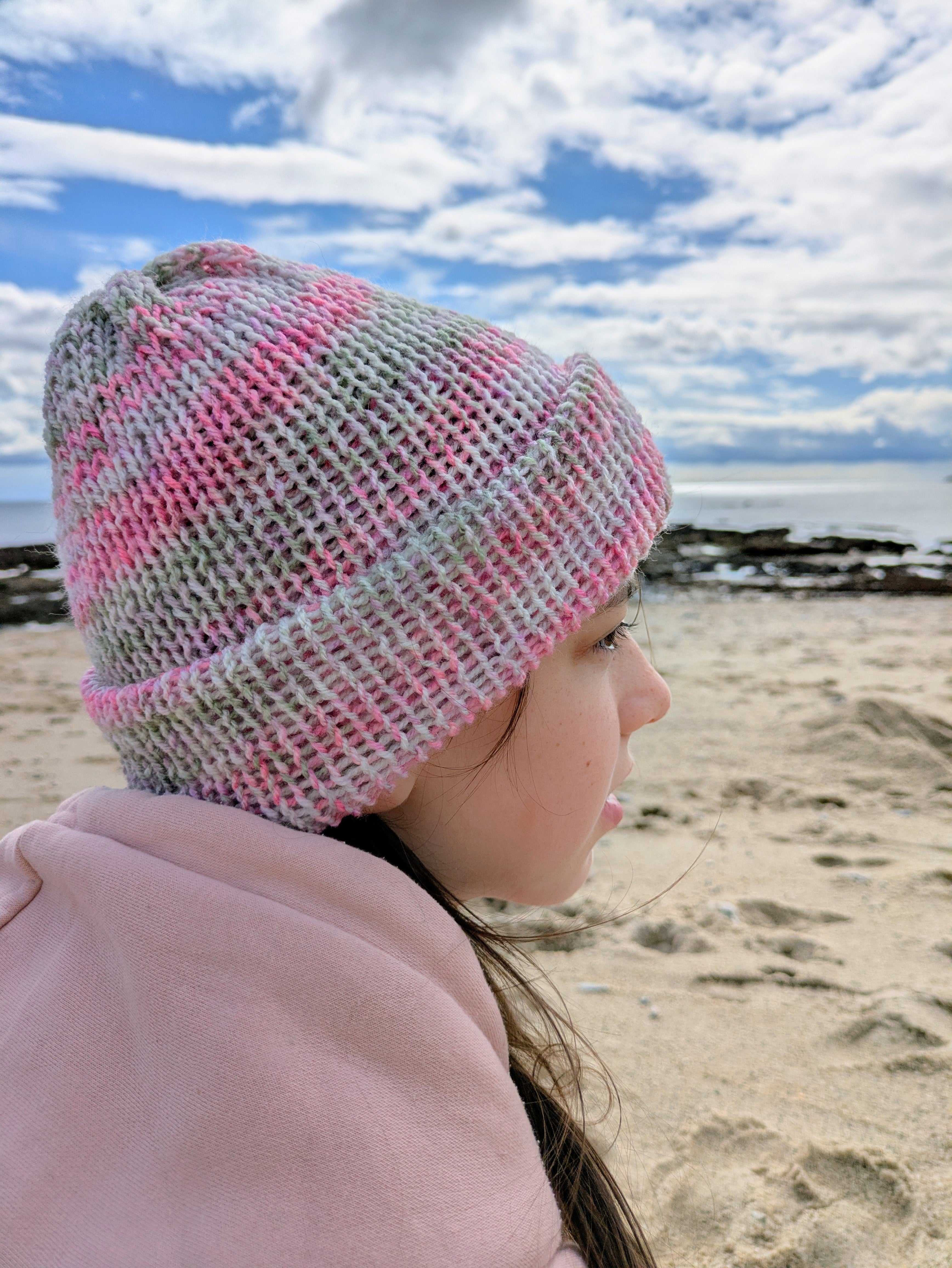 Knitted Hat - Coast Path