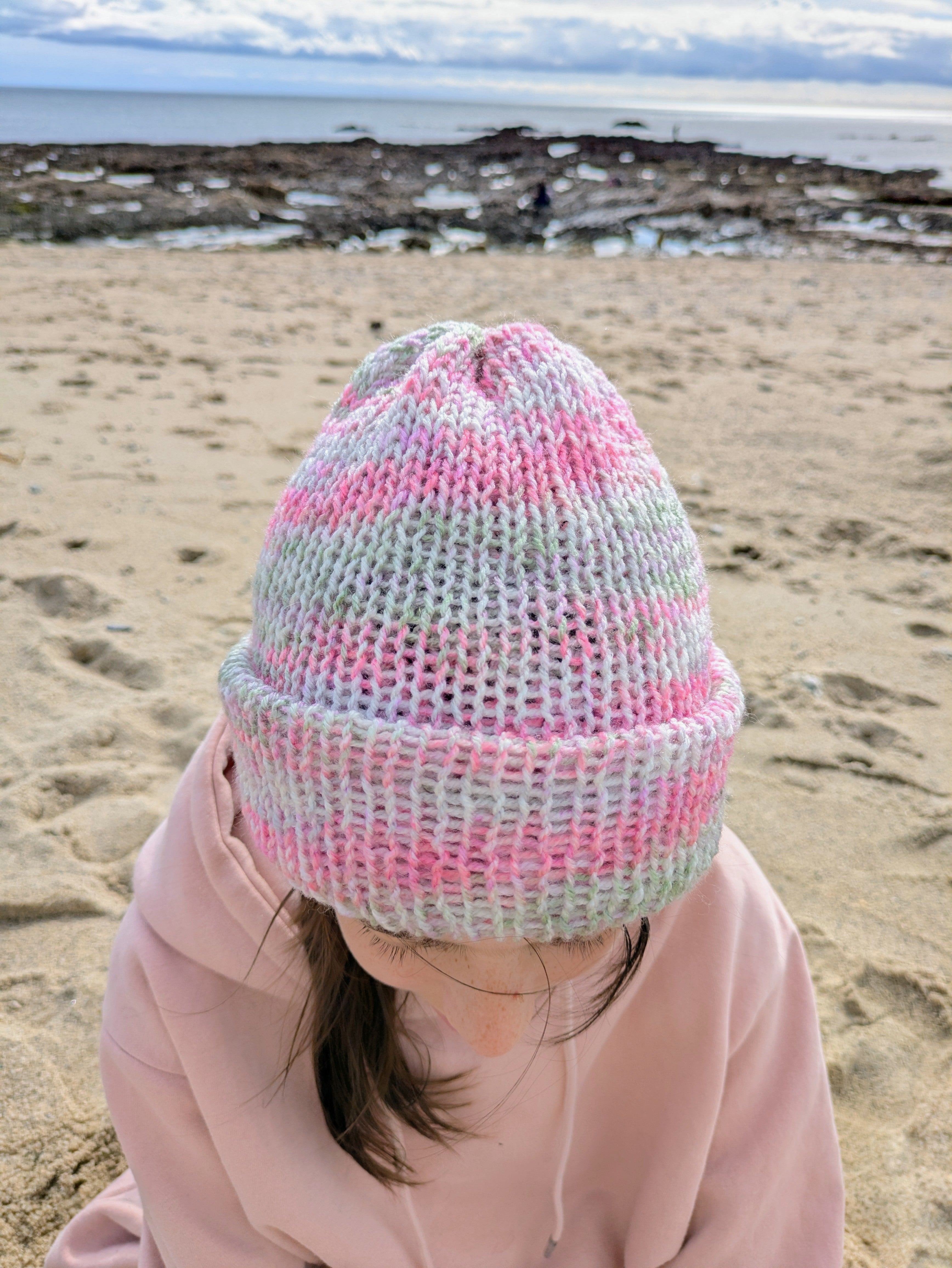 Knitted Hat - Coast Path