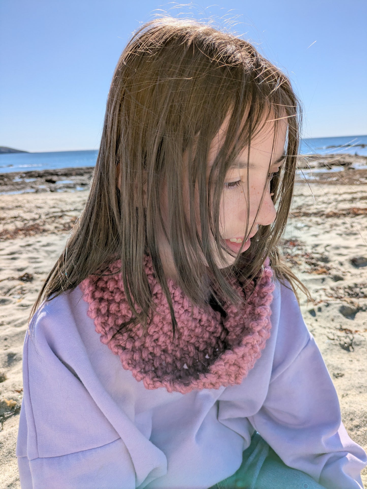 Chunky Knit Neck Warmer - Hedgerow Berries