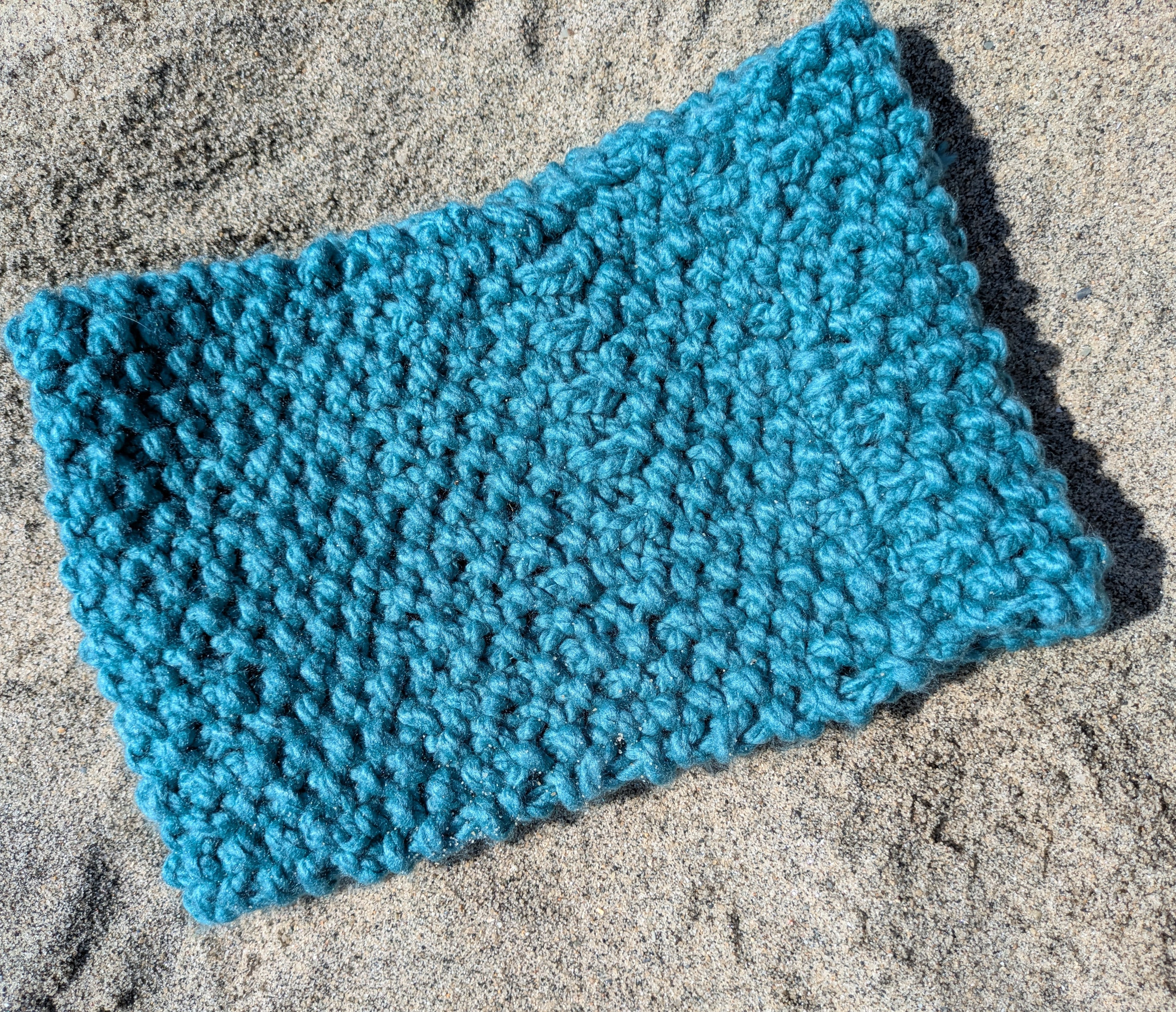 Chunky Knit Snood - Stormy Sea