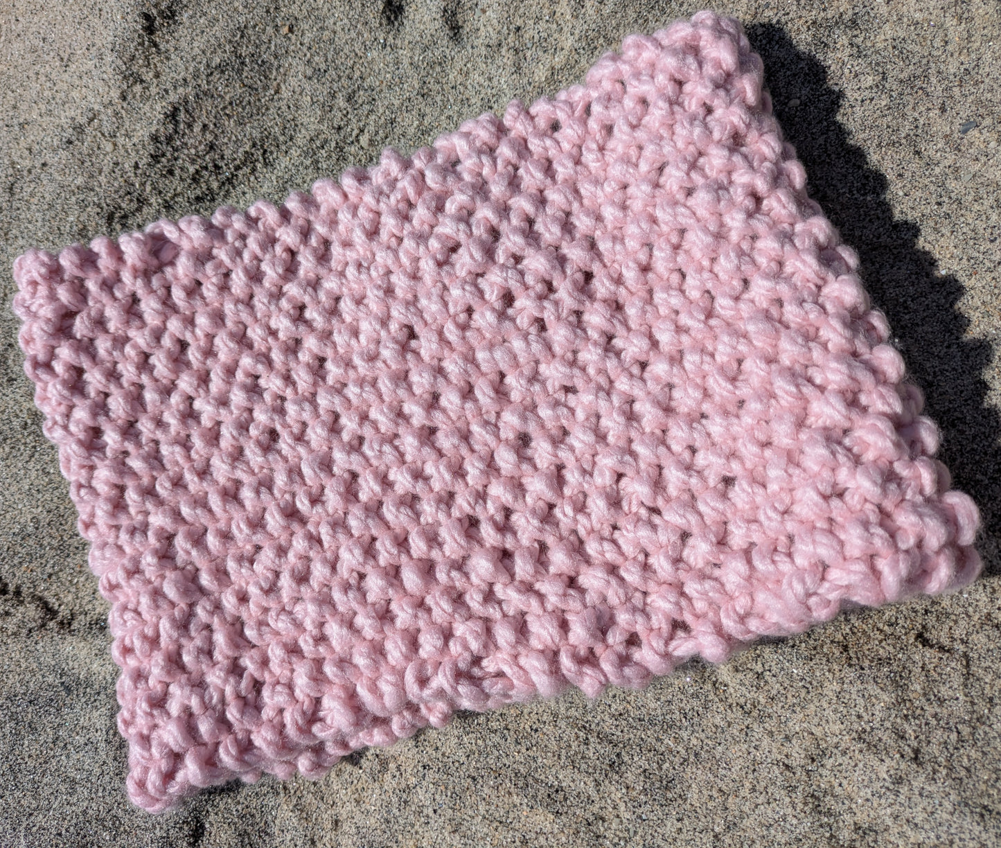 Chunky Knit Neck Warmer - Sea Thrift