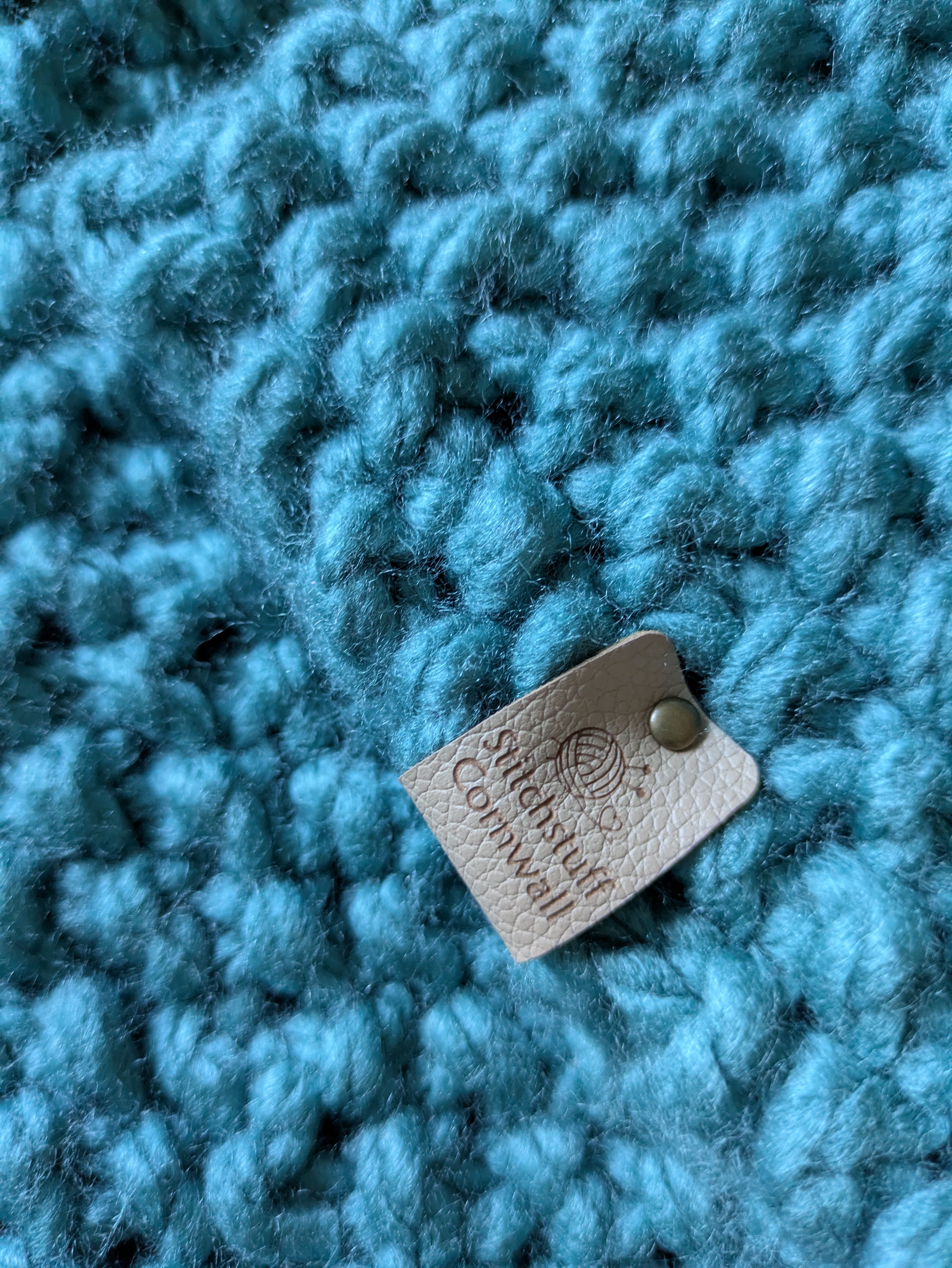 Chunky Knit Snood - Stormy Sea