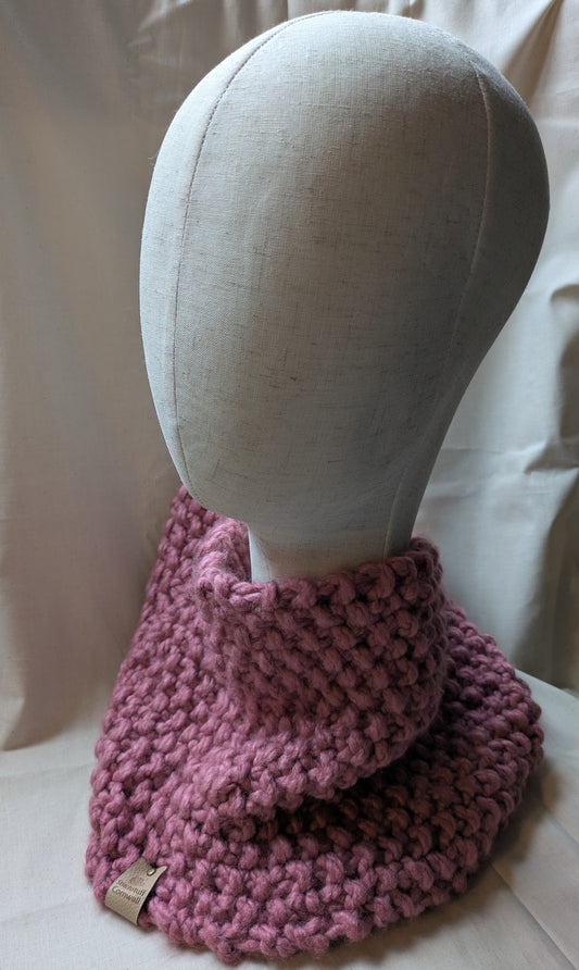 Chunky Knit Neck Warmer - Hedgerow Berries