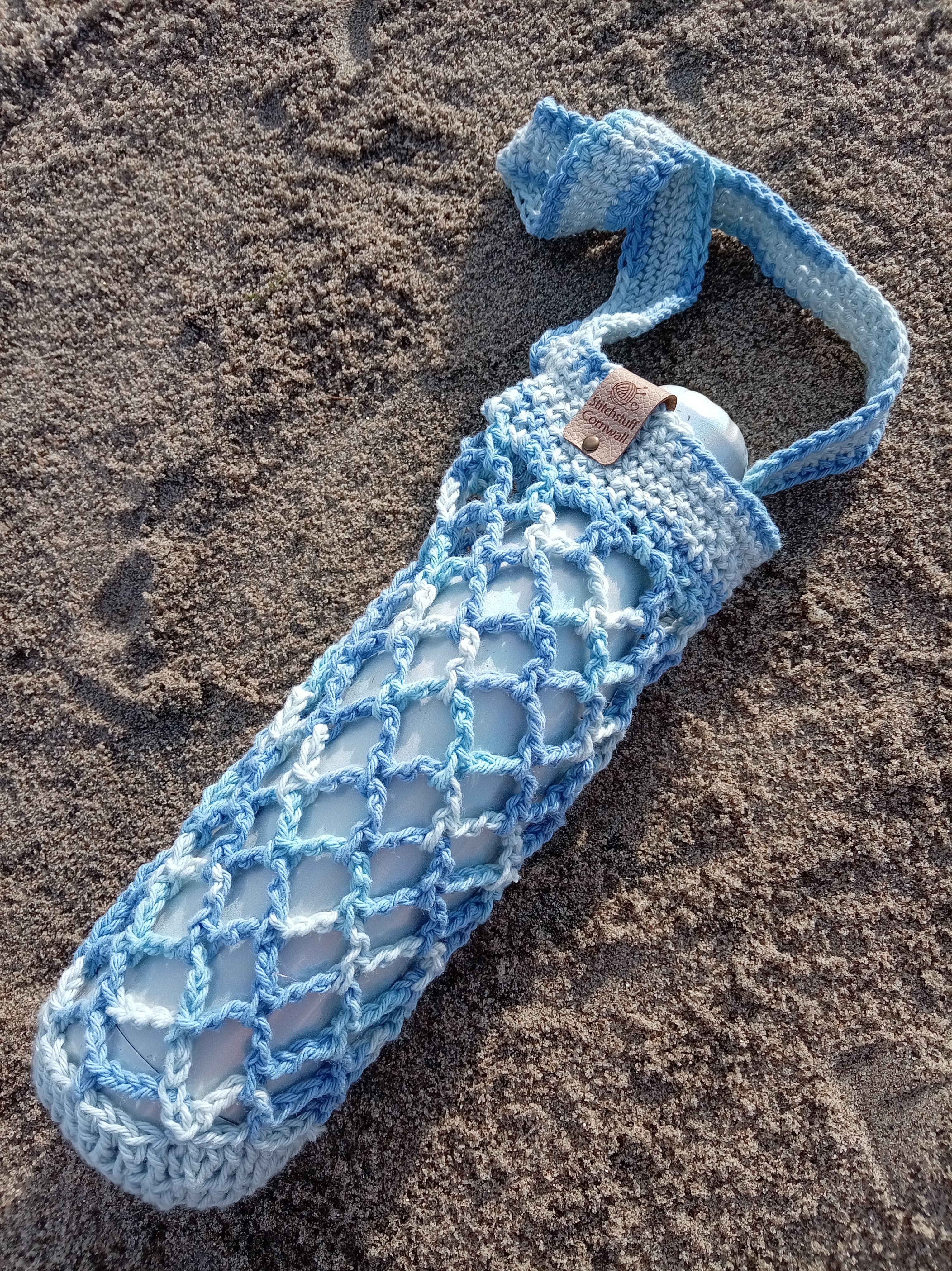 Net Bottle Bag - Coastal