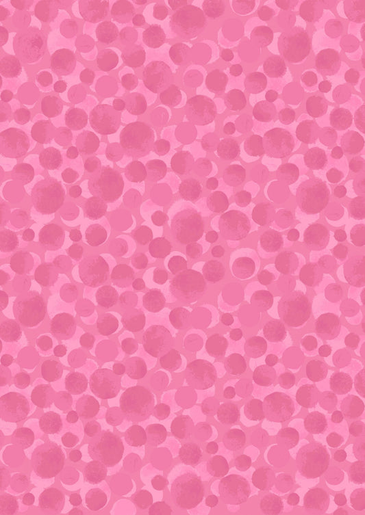 Lewis & Irene Fabric - Bumbleberries - Pink Burst - FQ