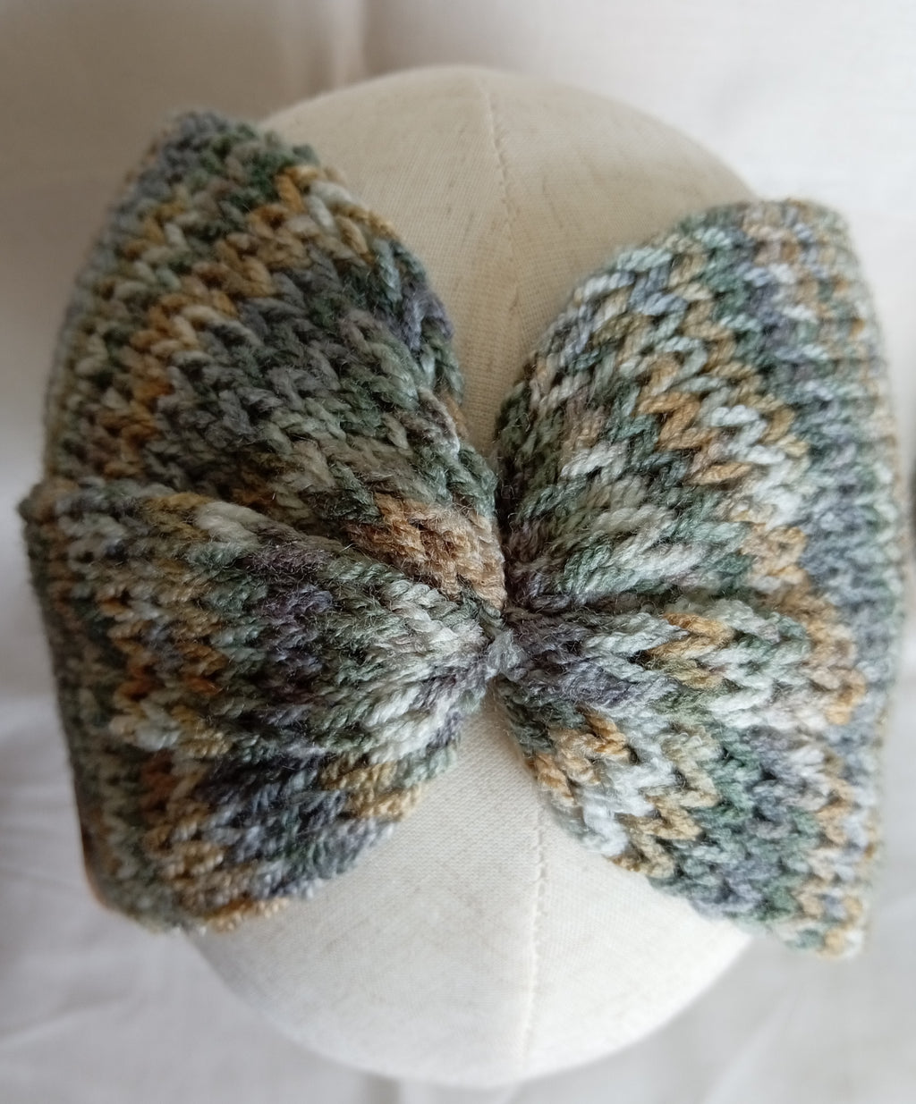 Knitted Ear Warmers - Rock Pool