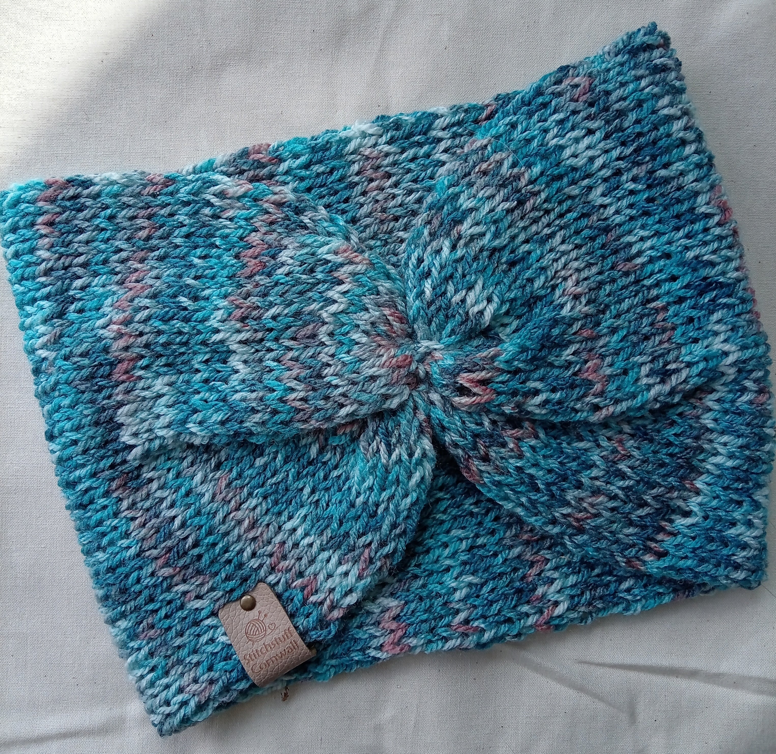 Knitted Ear Warmers - Surfs Up