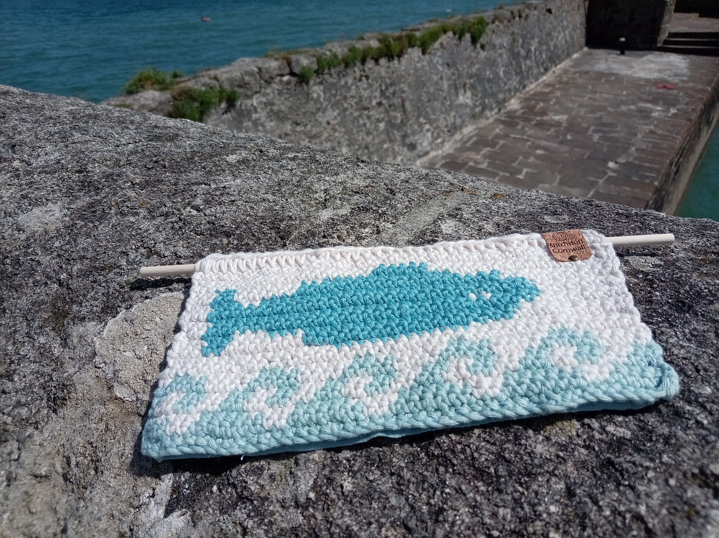 Crochet Tapestry Wall Hanging - Ocean