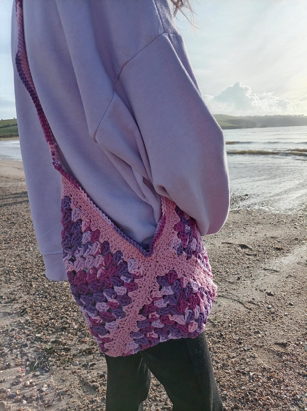 Crochet Bag - Moorland Heather