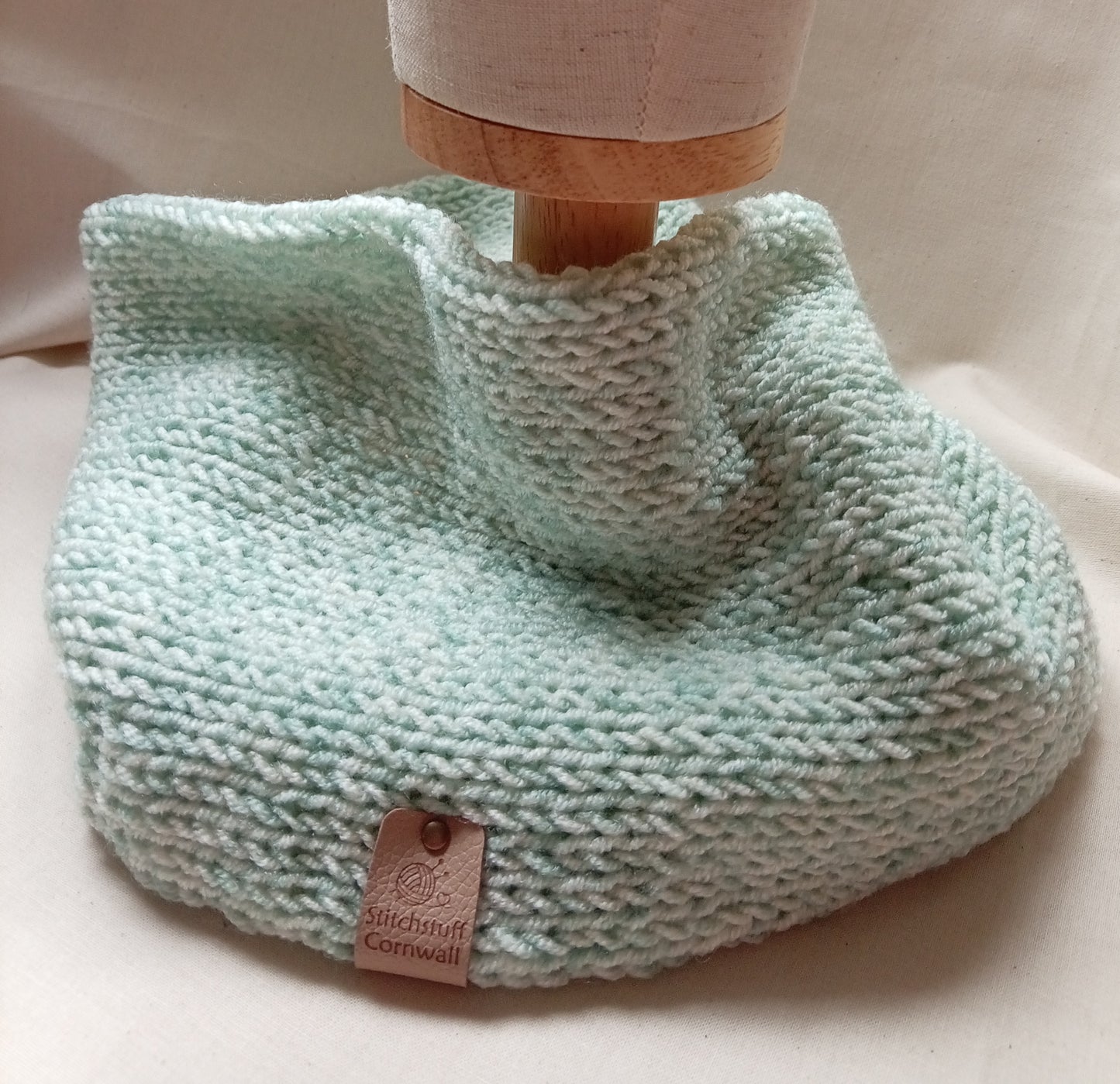 Knitted Neck Warmer - Sea Foam