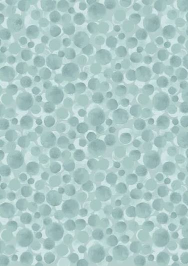 Lewis & Irene Fabric - Bumbleberries - Peaceful Blue - FQ