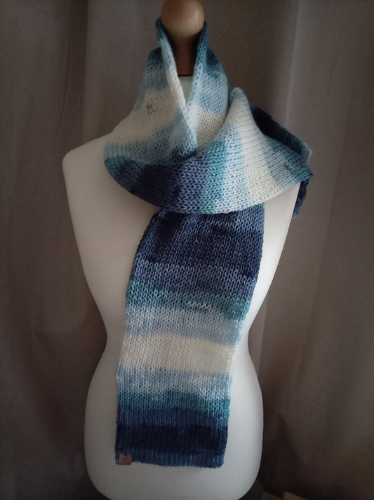 Knitted Scarf - Seascape