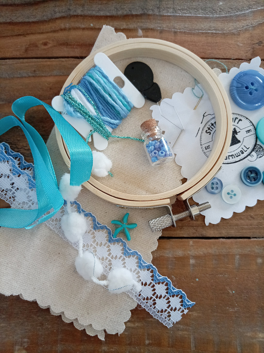 Slow Stitch Mini Pack - Ocean Blue