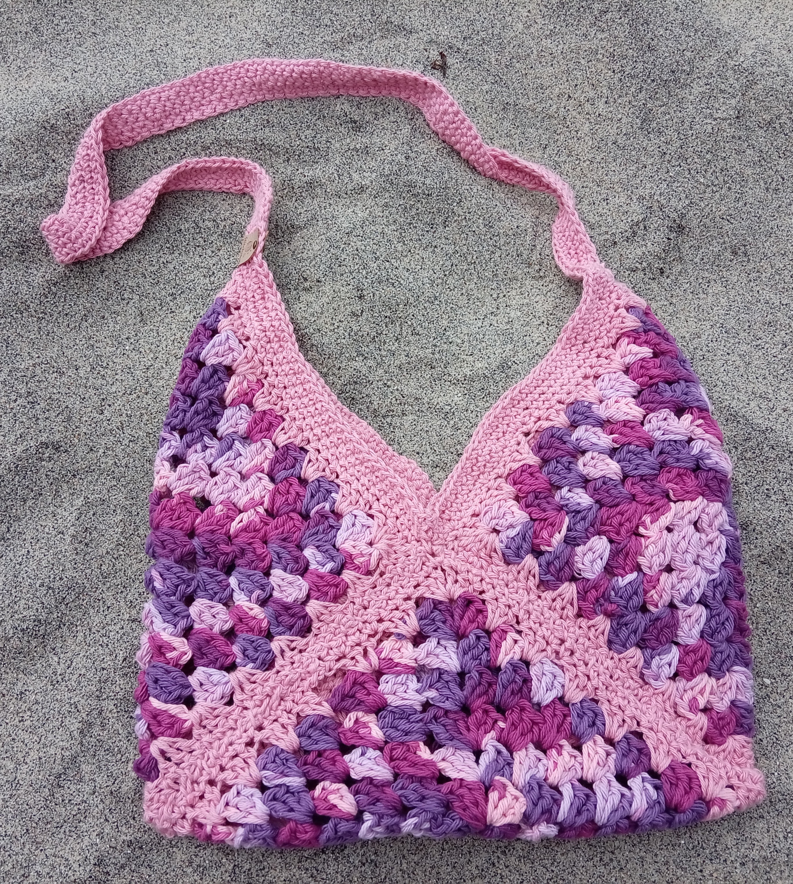 Crochet Bag - Moorland Heather