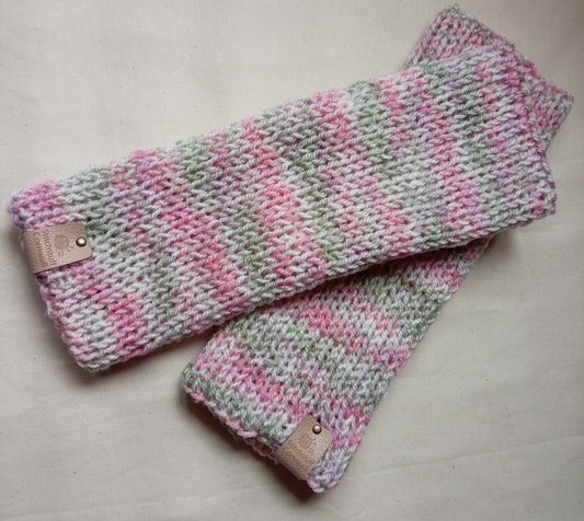 Knitted Hand Warmers - Coast Path