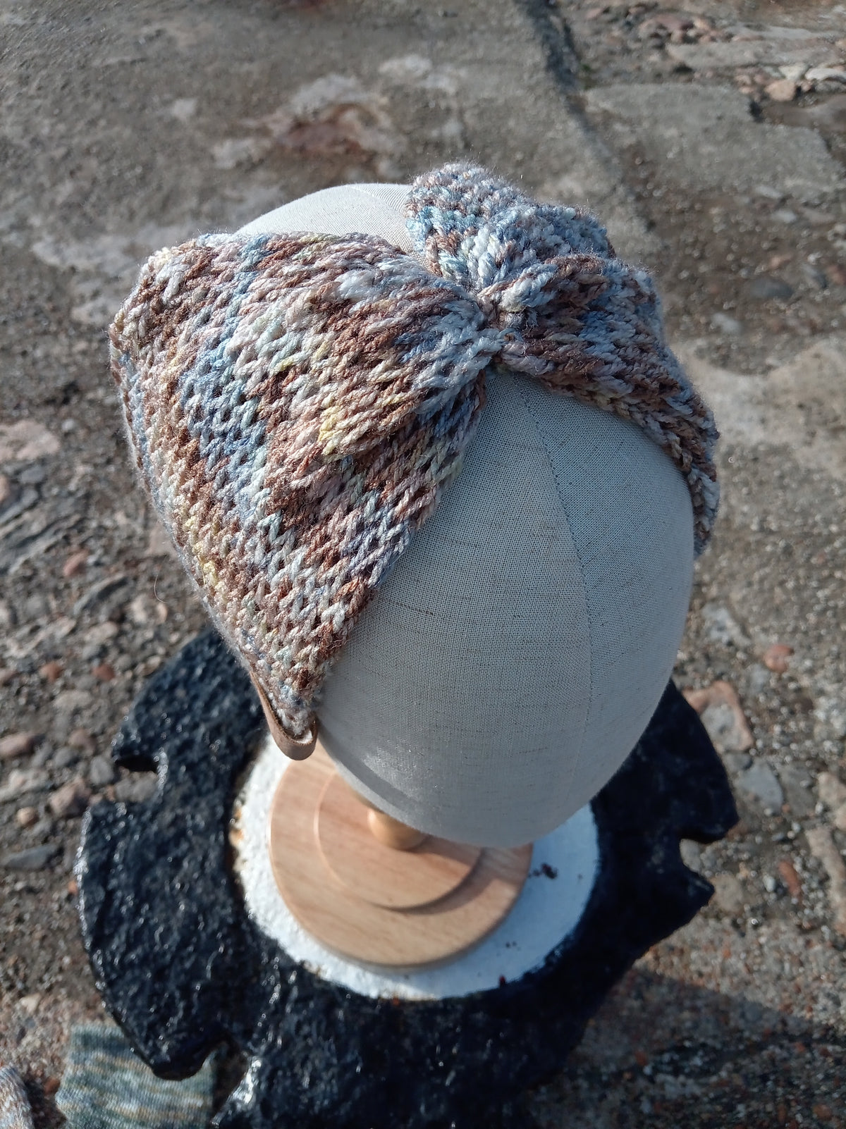 Knitted Ear Warmers - Sandy Shore