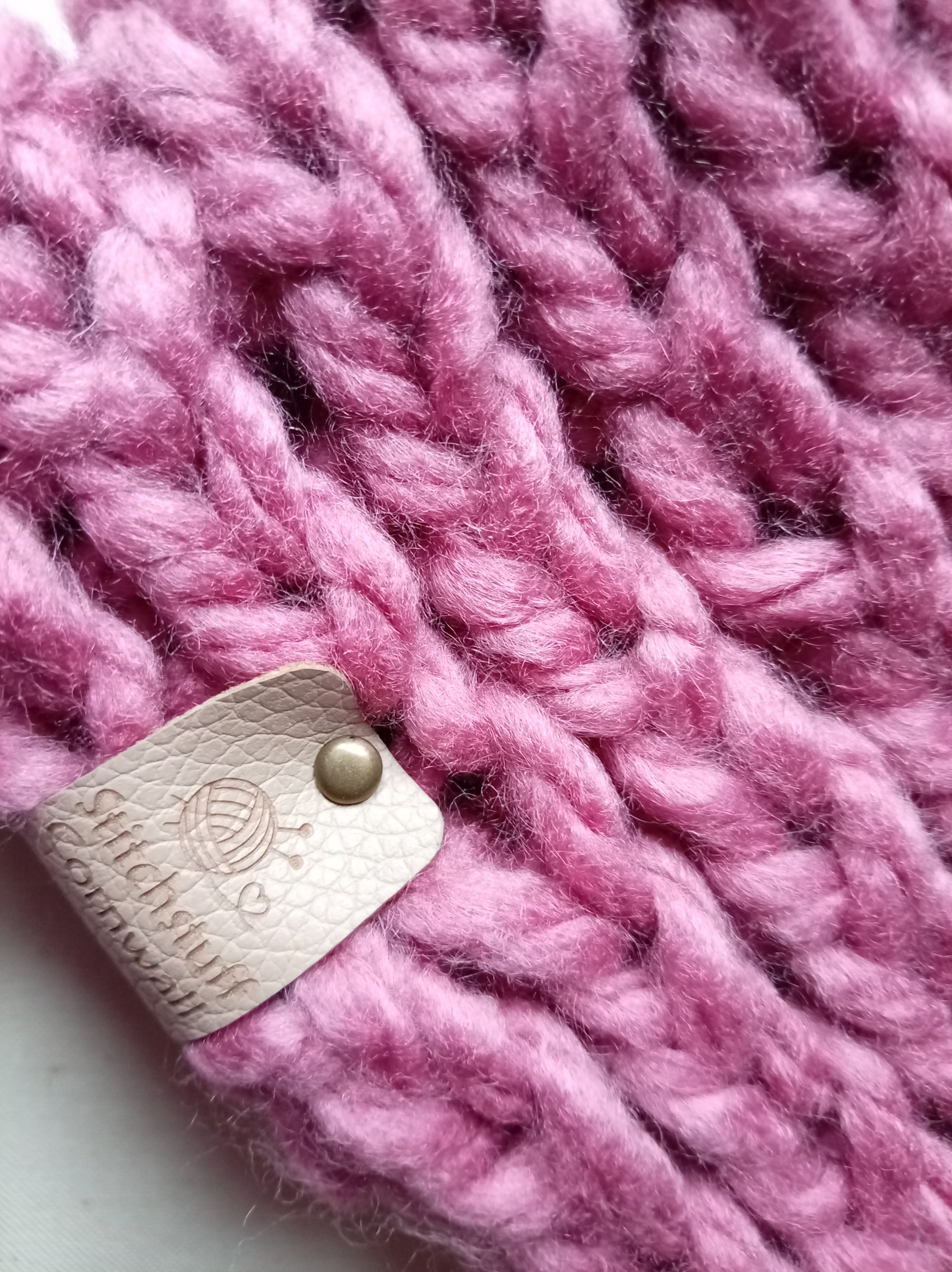 Chunky Knit Ear Warmers - Hedgerow Berries