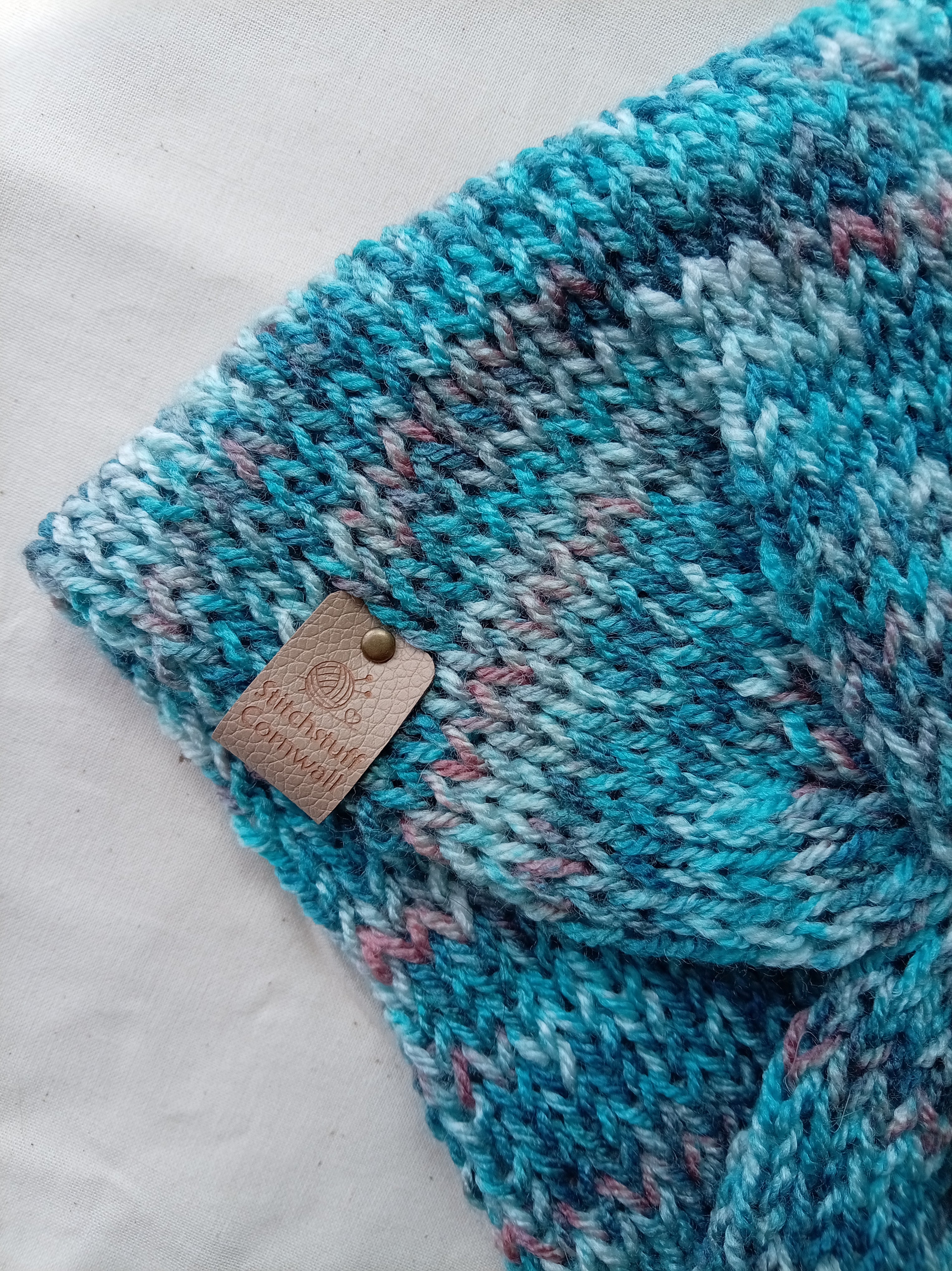 Knitted Ear Warmers - Surfs Up