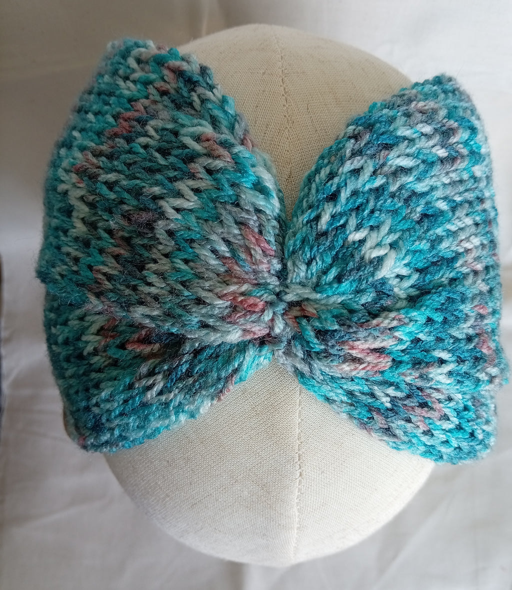 Knitted Ear Warmers - Surfs Up
