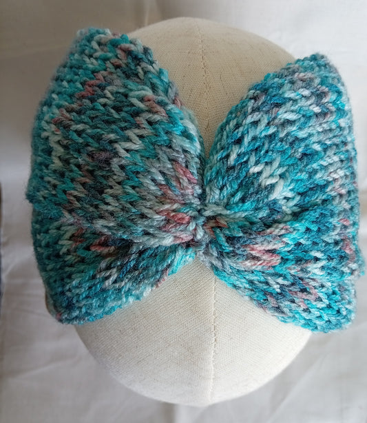 Knitted Ear Warmers - Surfs Up