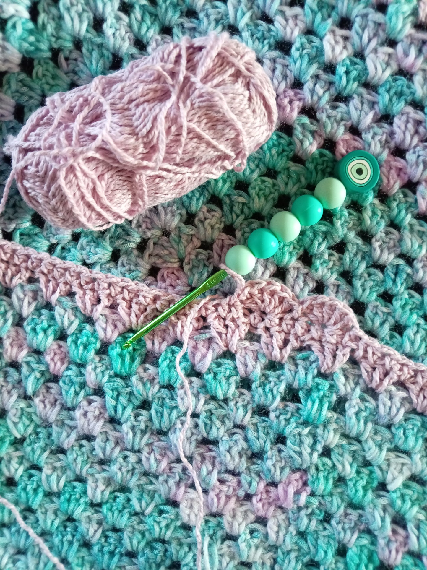 Crochet Blanket - Mermaid
