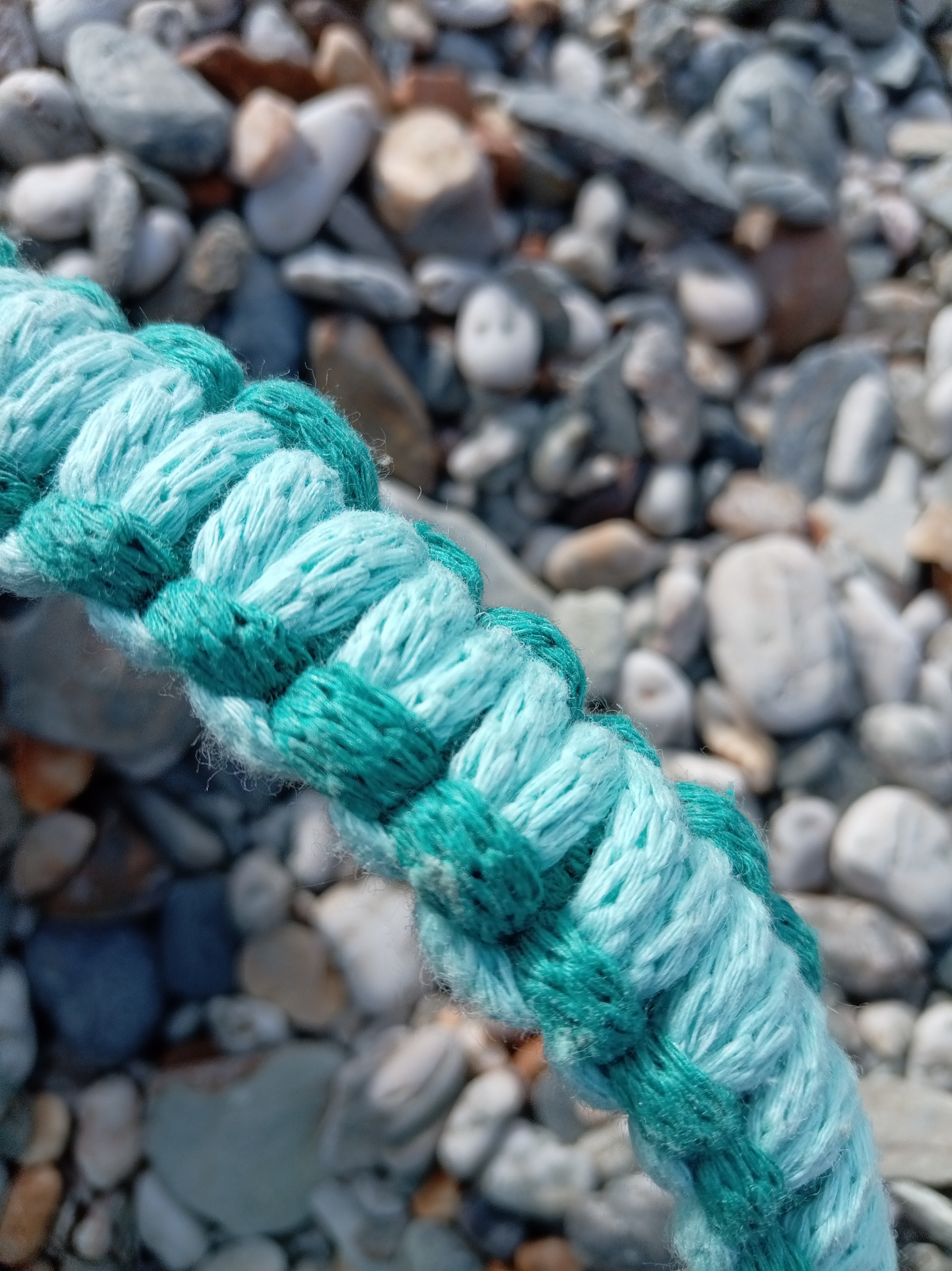 Cord Dog Collar - Sea Foam
