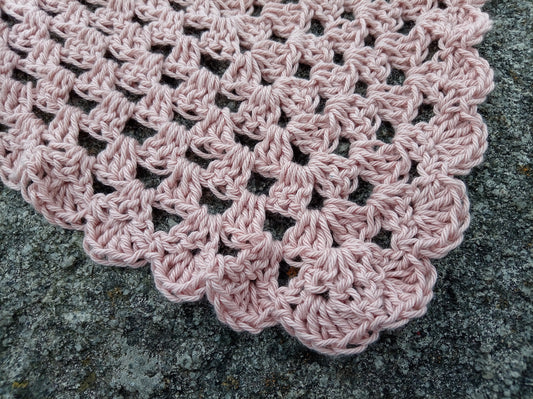 Crochet Bandana - Oyster