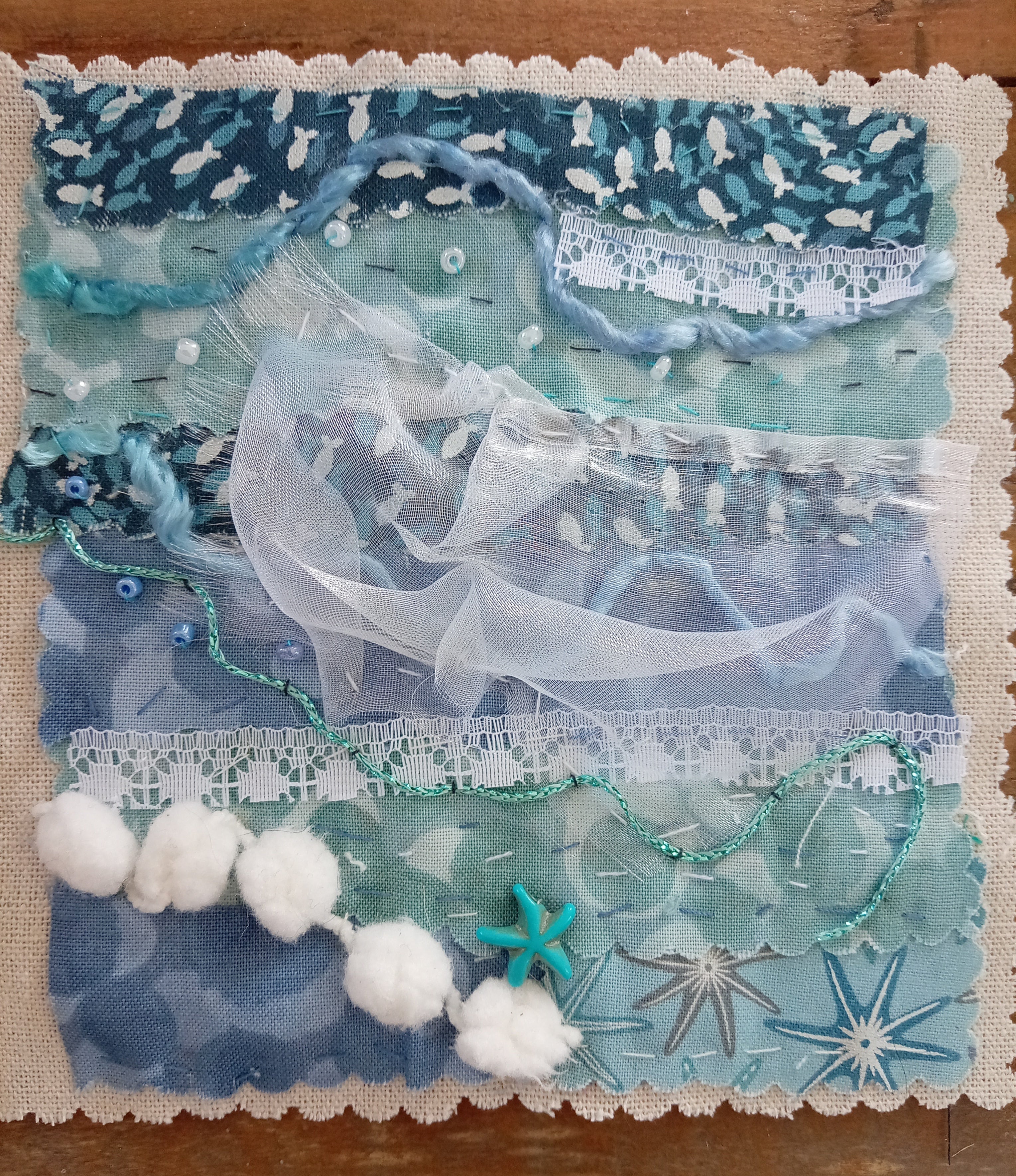 Slow Stitch Mini Pack - Ocean Blue