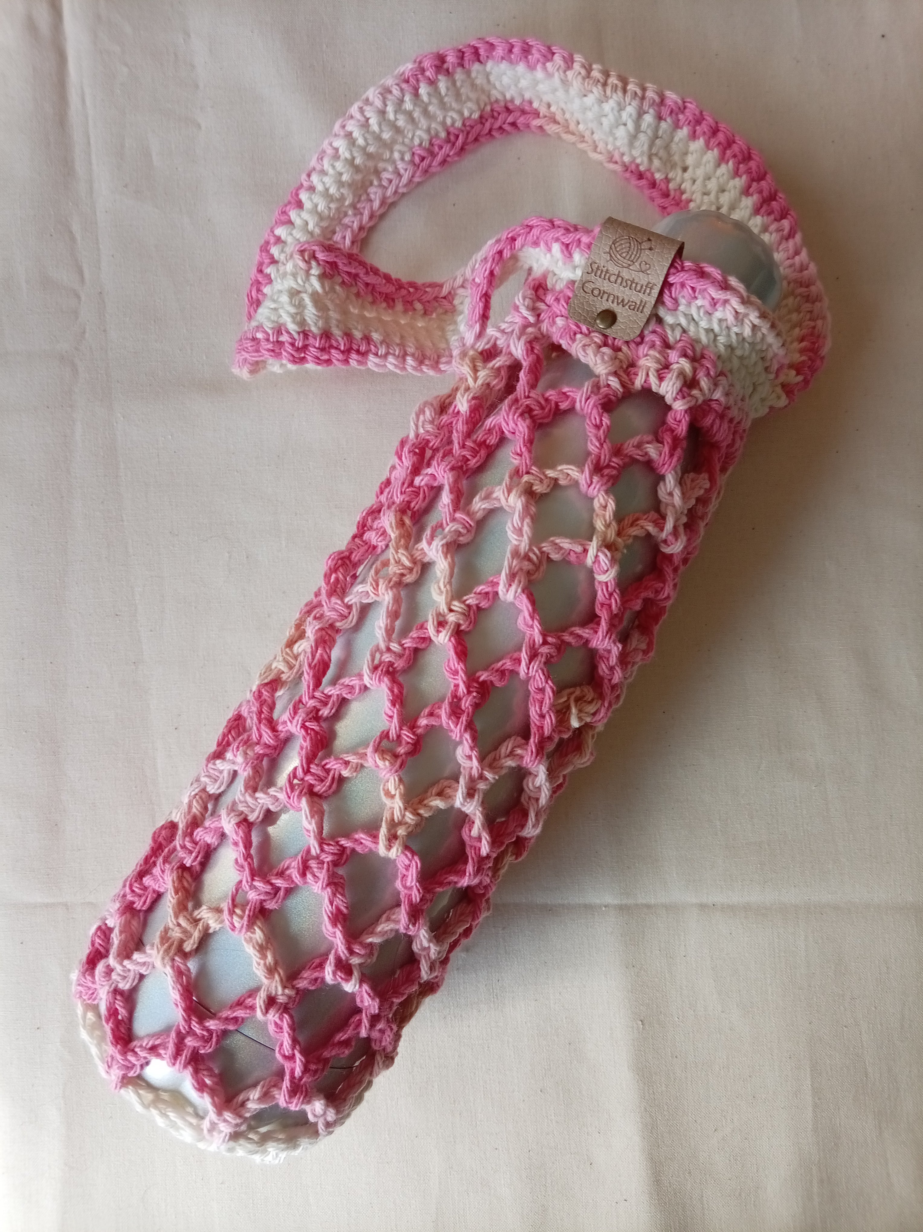 Net Bottle Bag - Sea Thrift