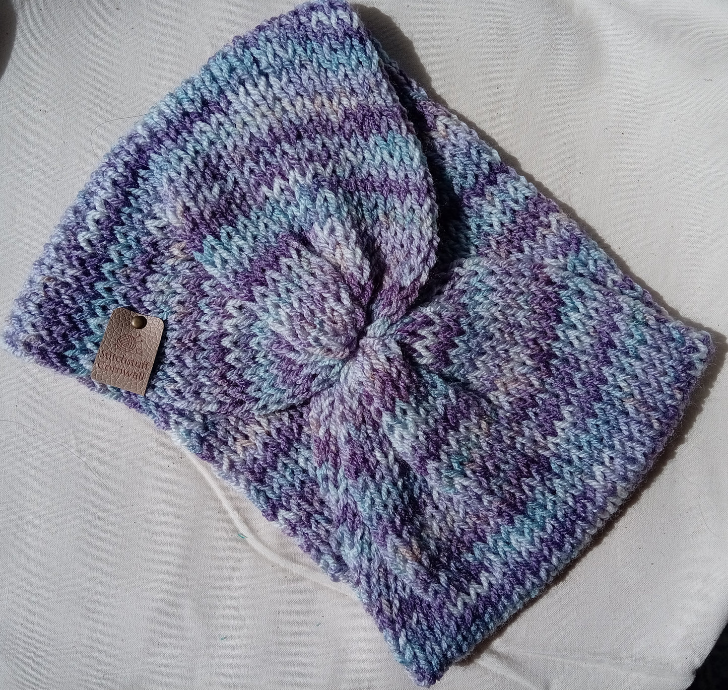 Knitted Ear Warmers - Tide Pool