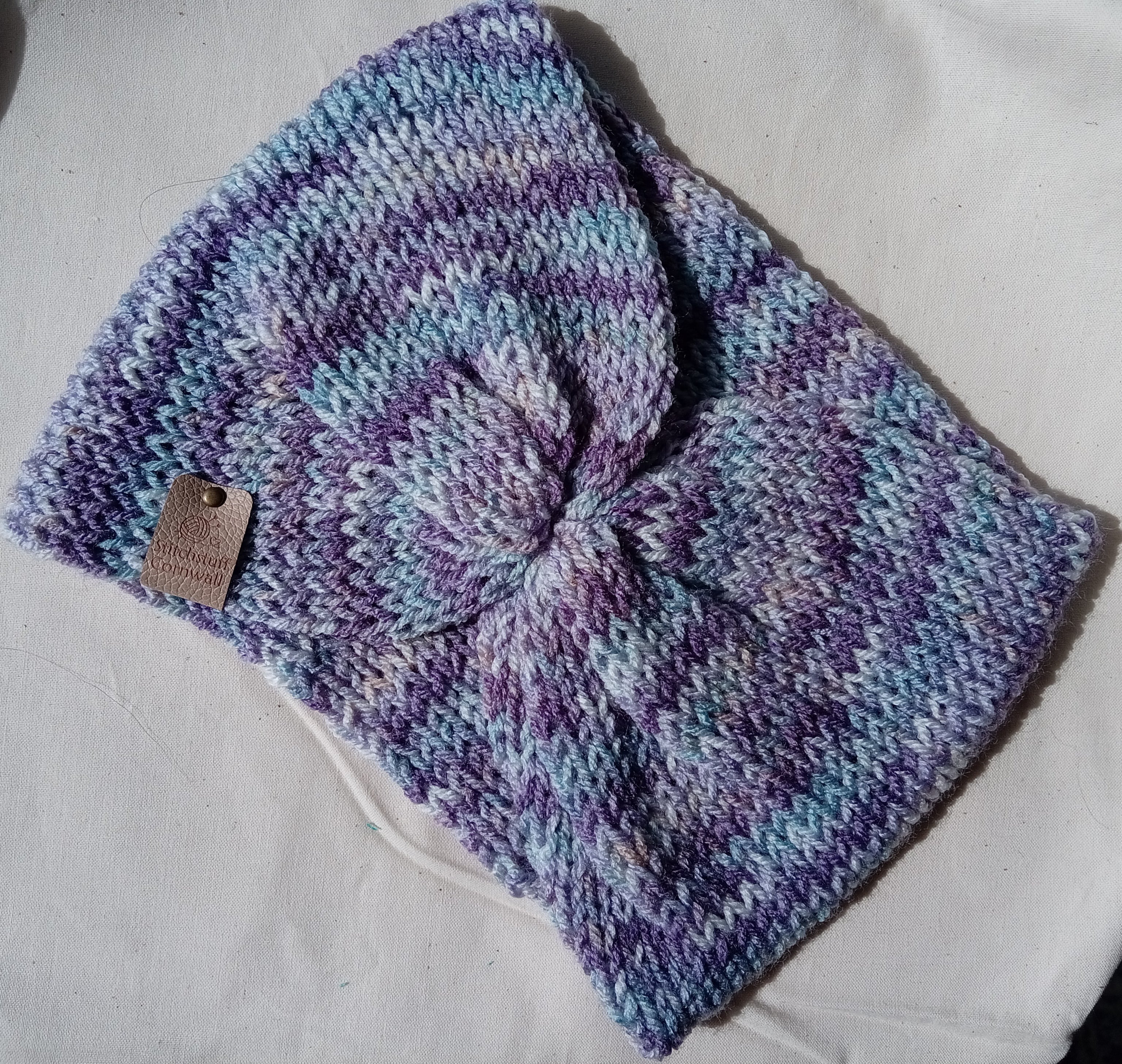 Knitted Ear Warmers - Tide Pool