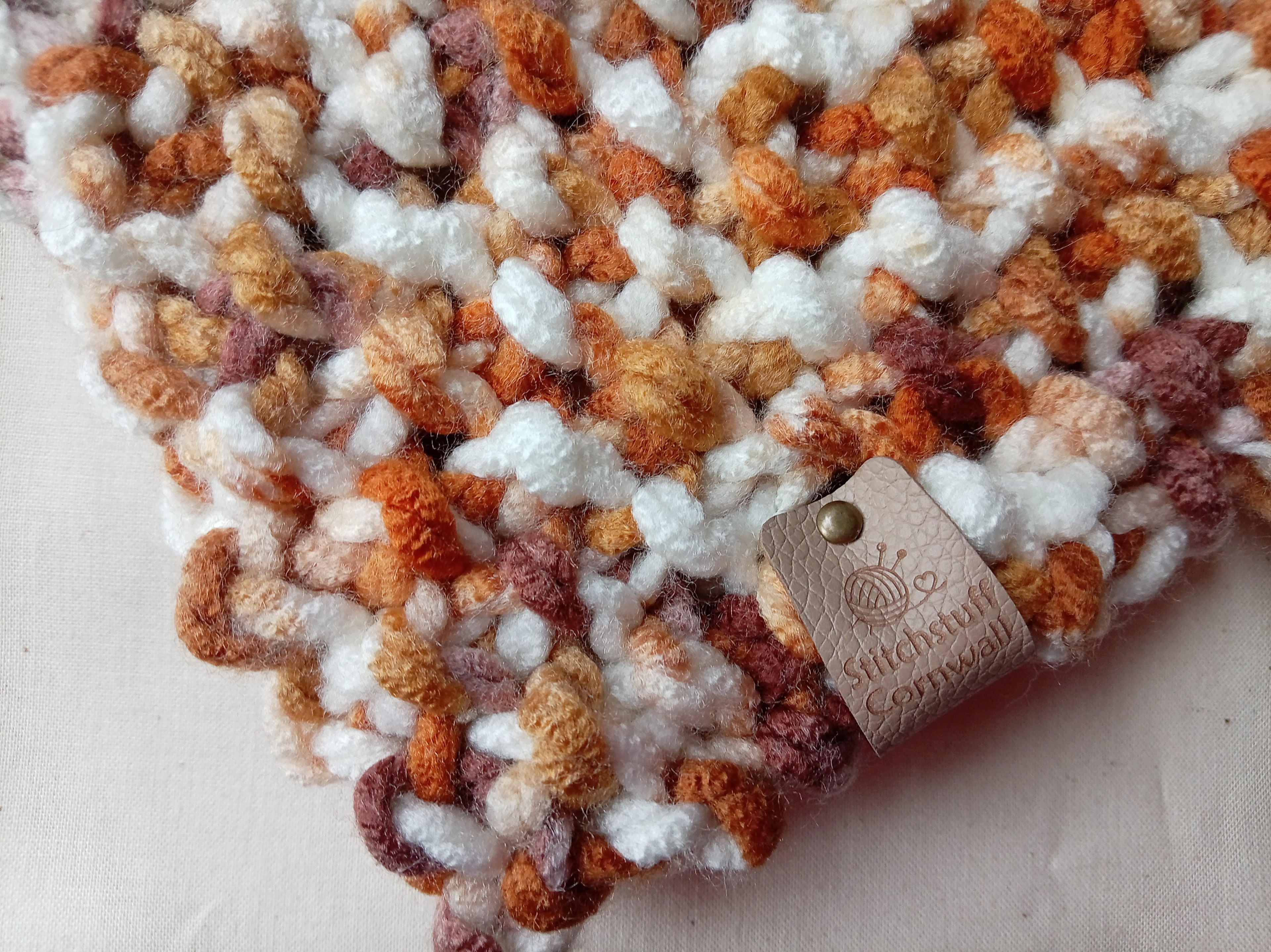 Chunky Knit Snood - Autumn Leaves