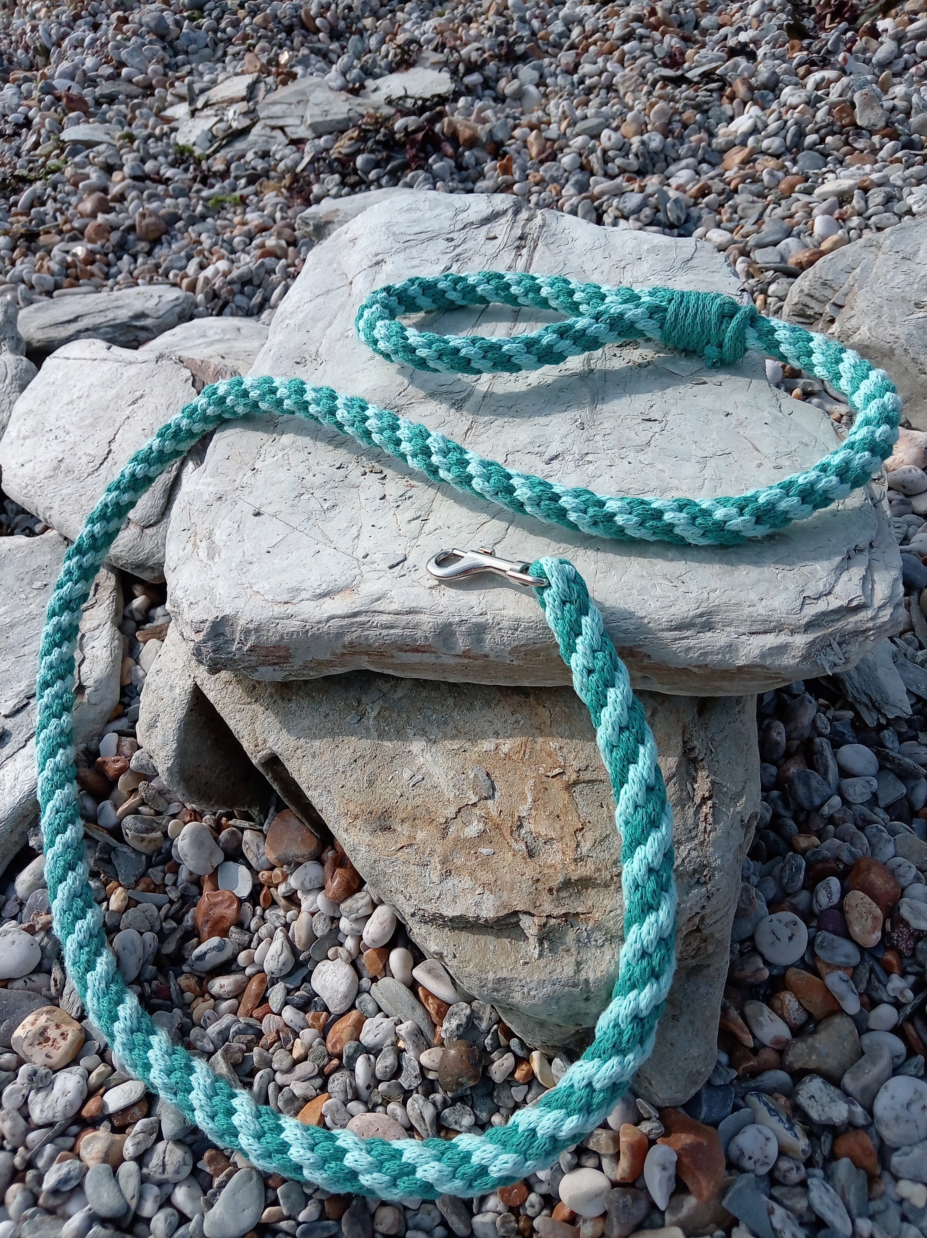 Cord Dog Lead - Sea Foam