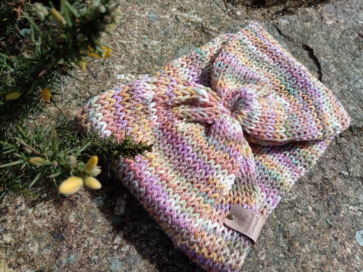 Knitted Ear Warmers - Moorland Gorse