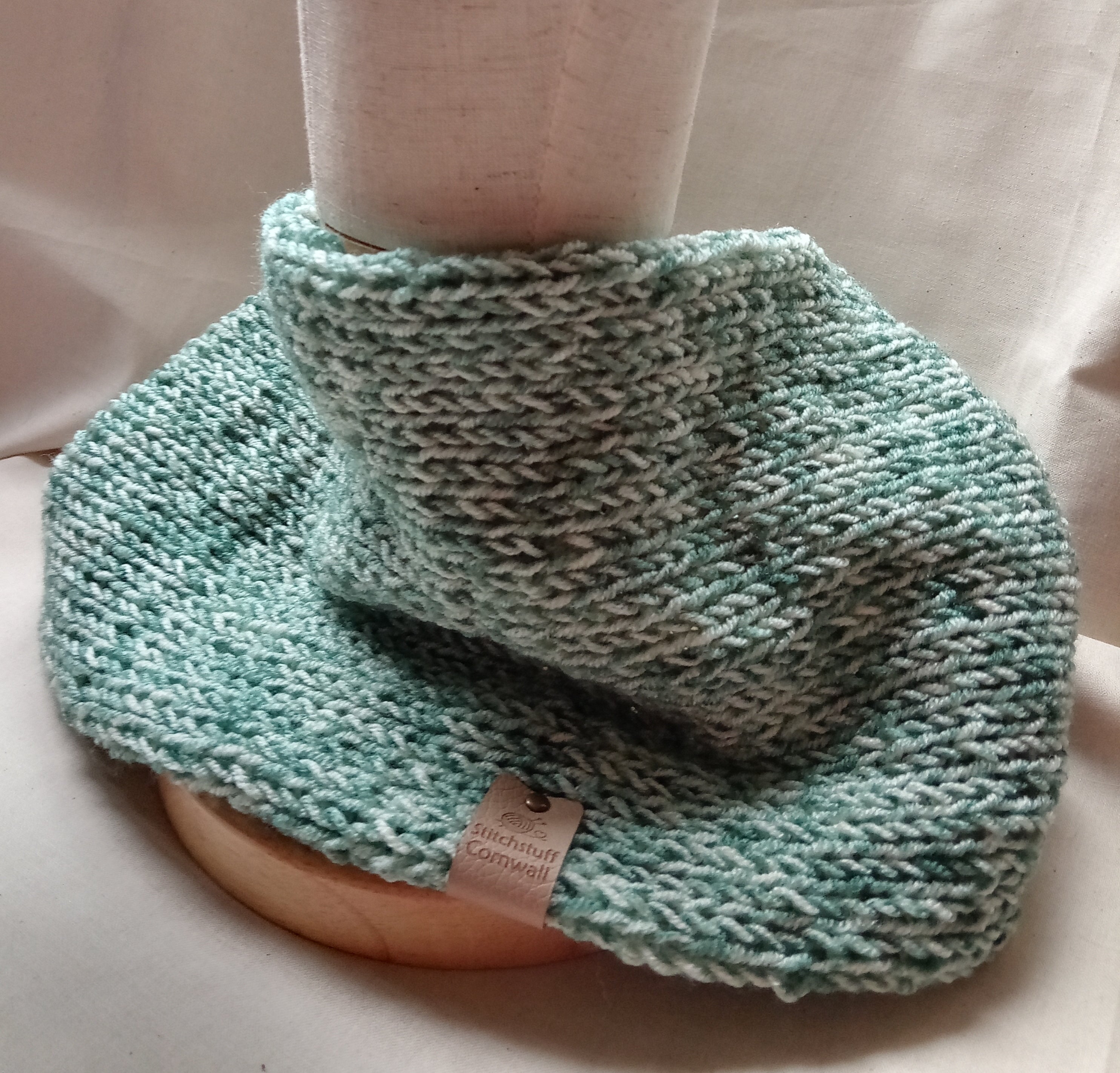 Knitted NeckWarmer - Sea Glass