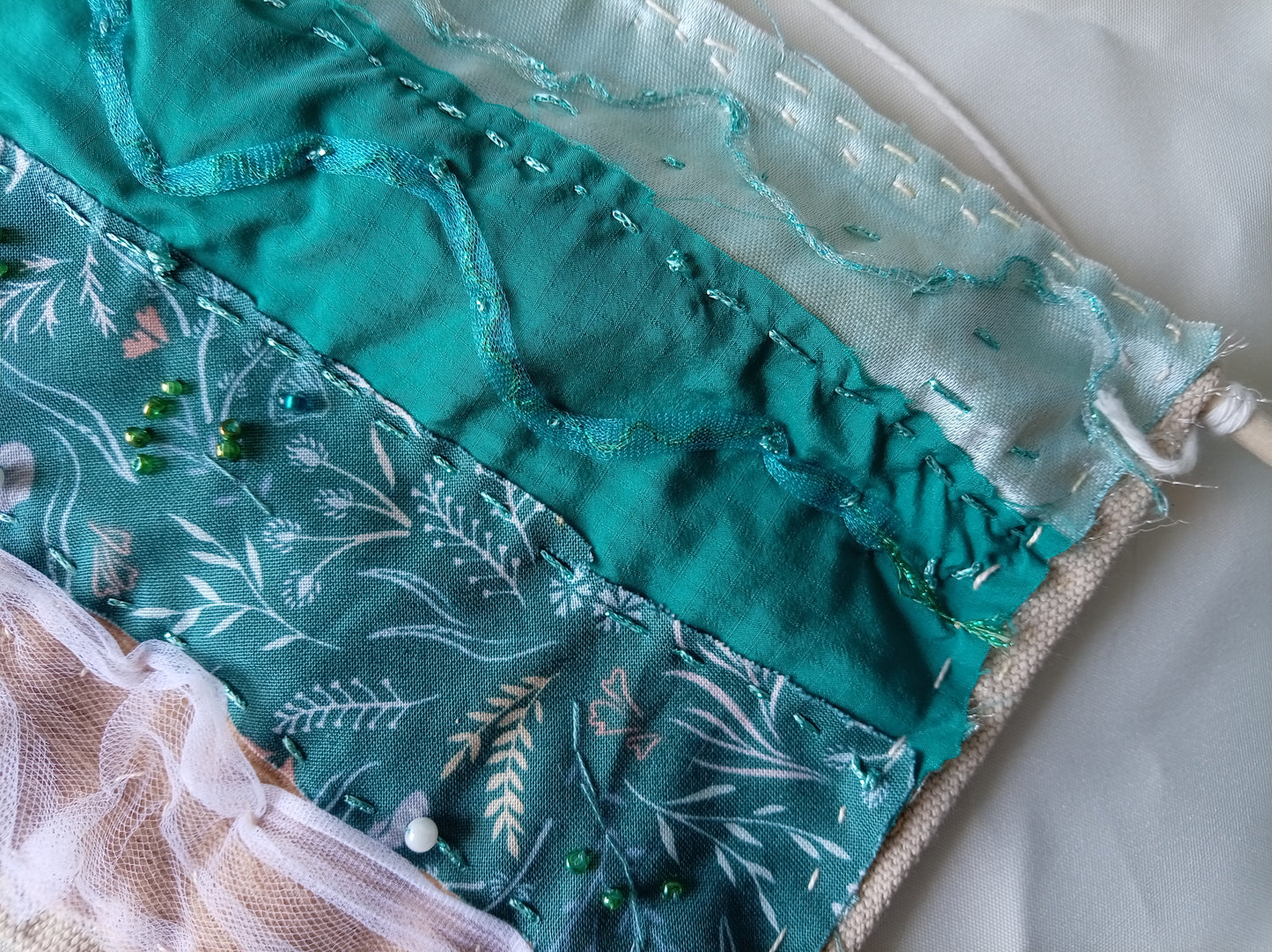 Textile Seascape Wall-Hanging - Tideline