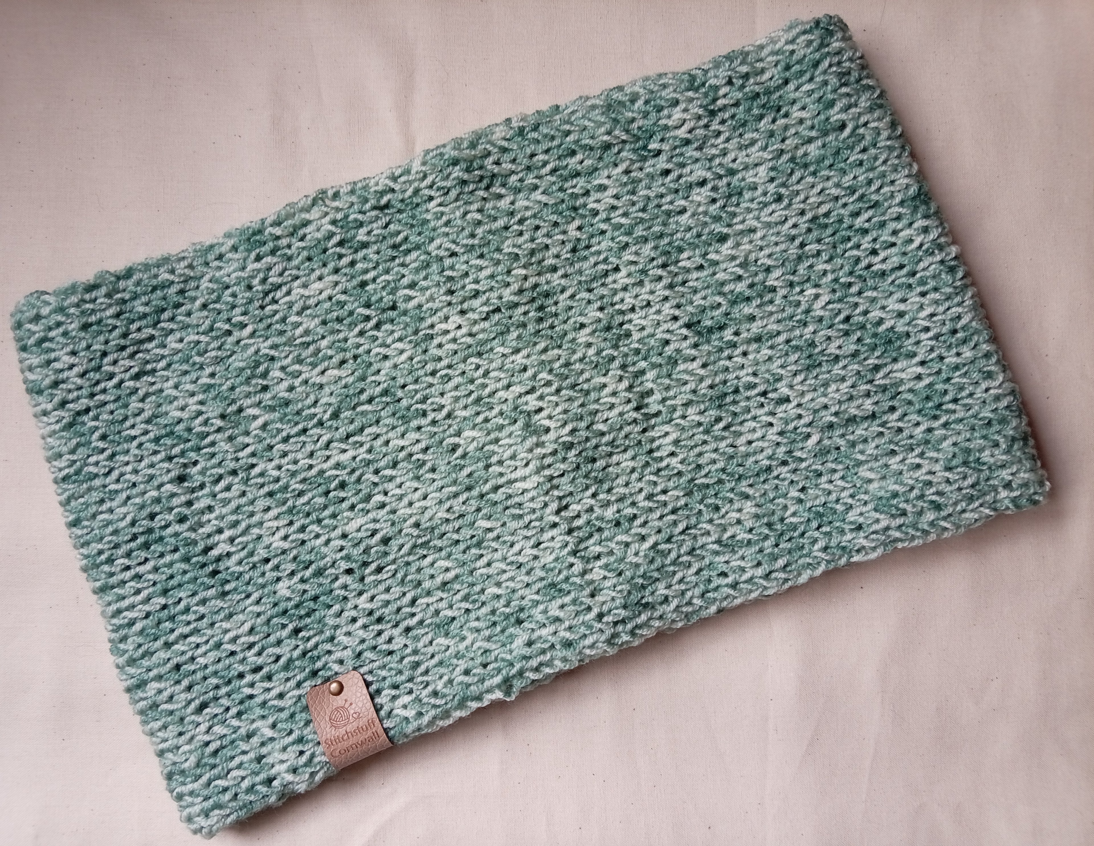 Knitted NeckWarmer - Sea Glass