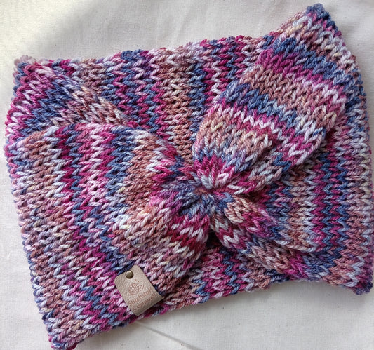 Knitted Ear Warmers - Sunset Beach